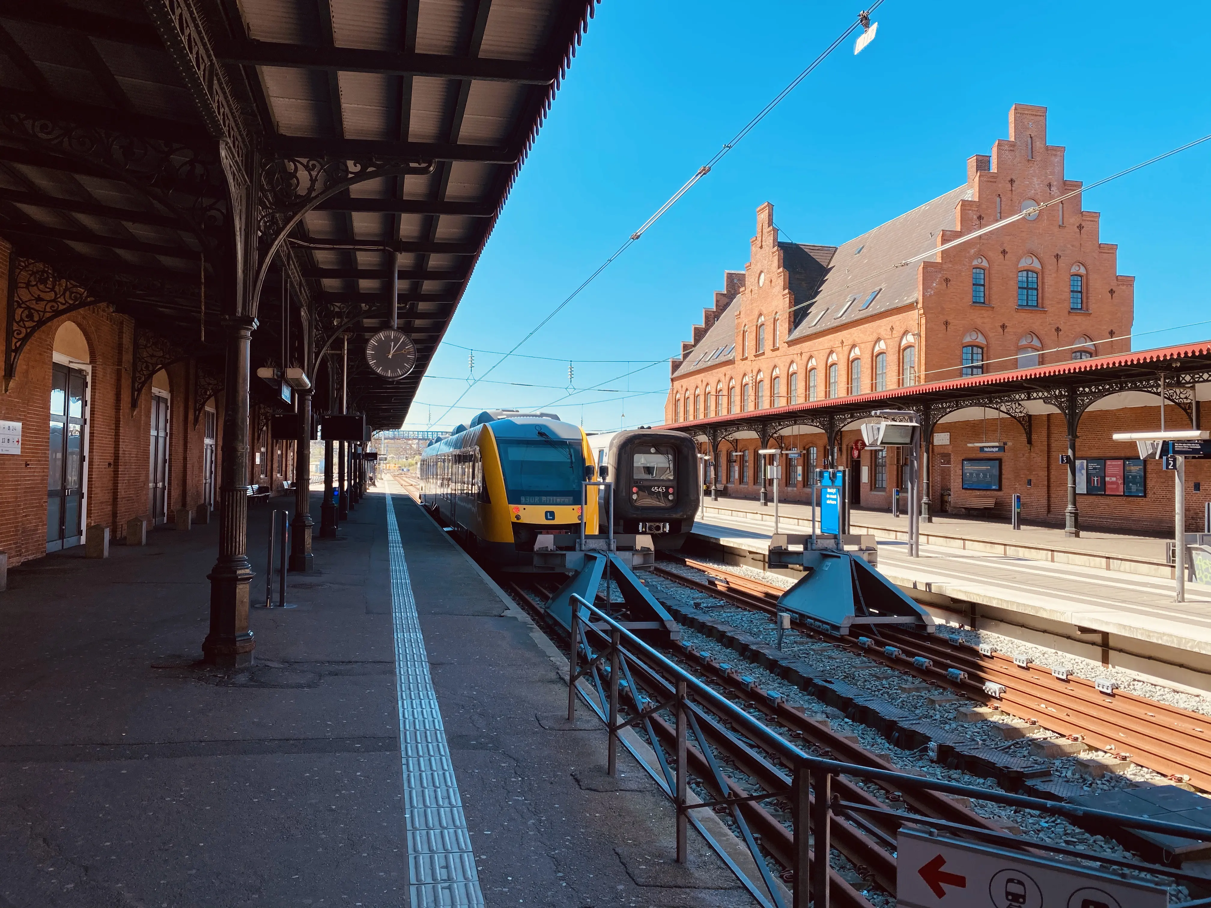 Billede af Helsingør Banegård.