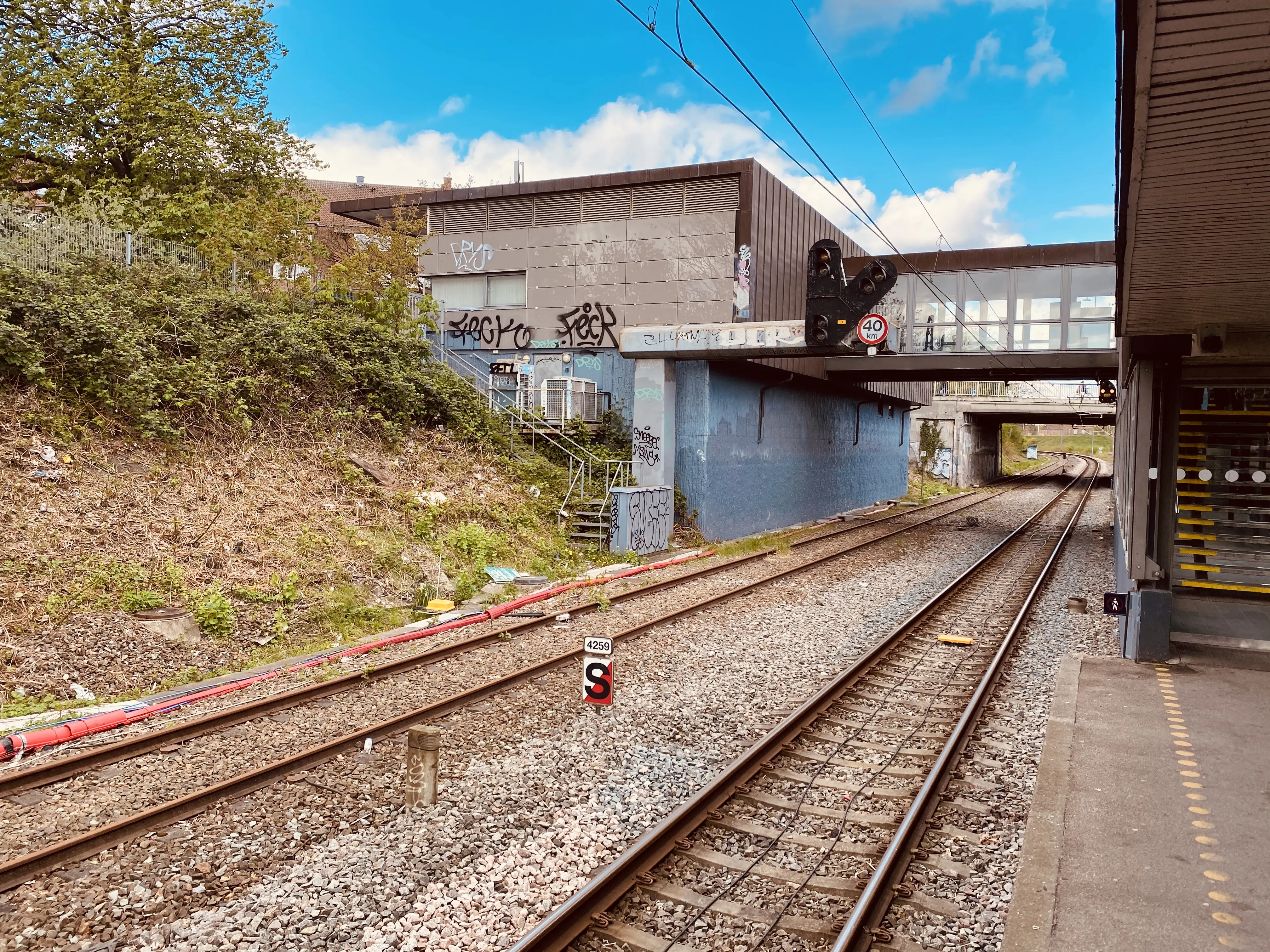 Billede af Svanemøllen S-togsstation.