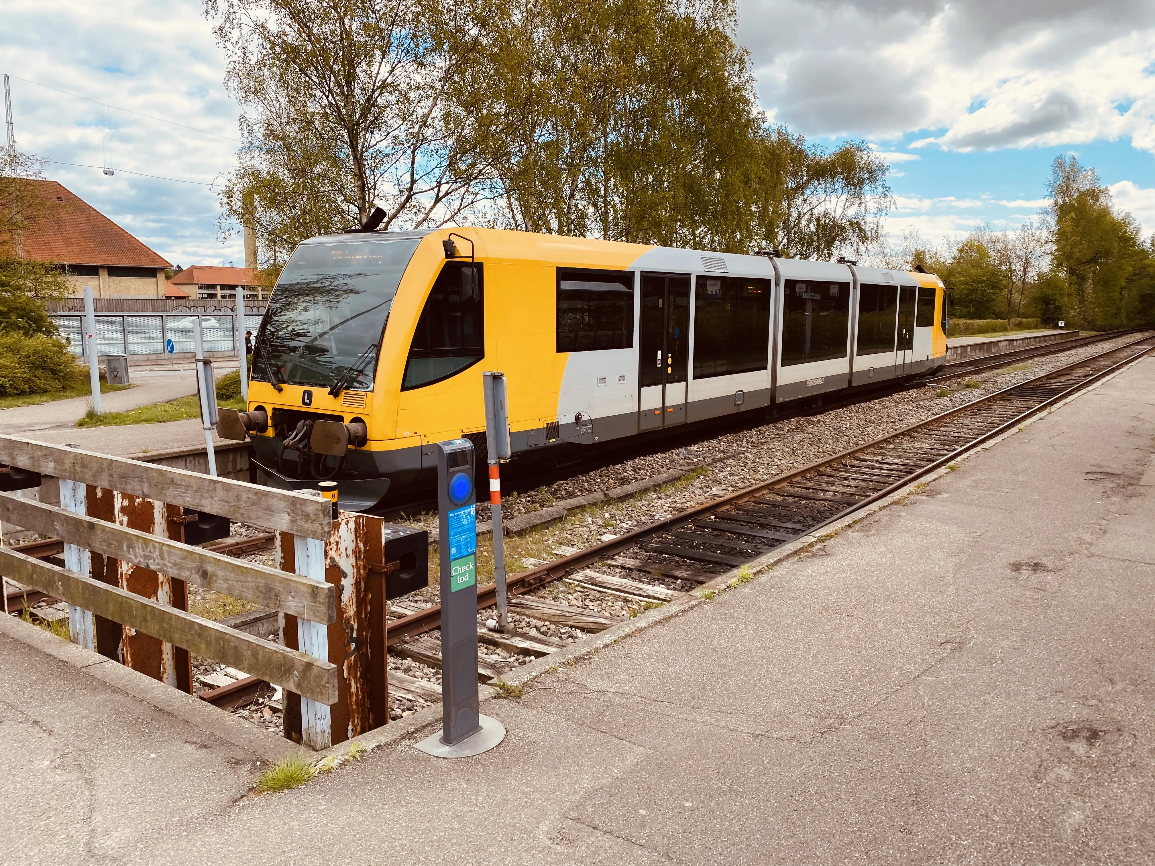 Billede af Nærum Station.