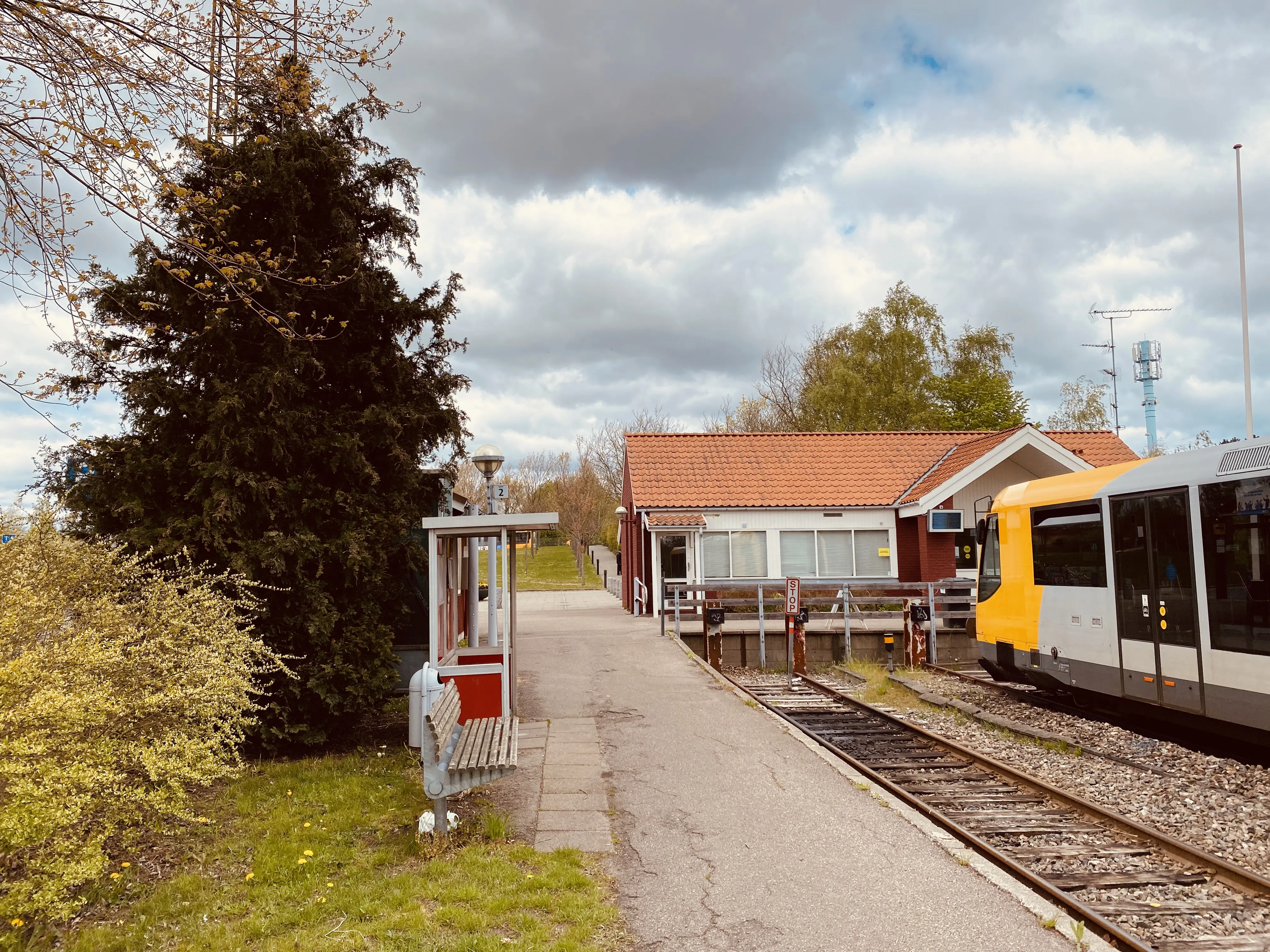 Billede af Nærum Station.