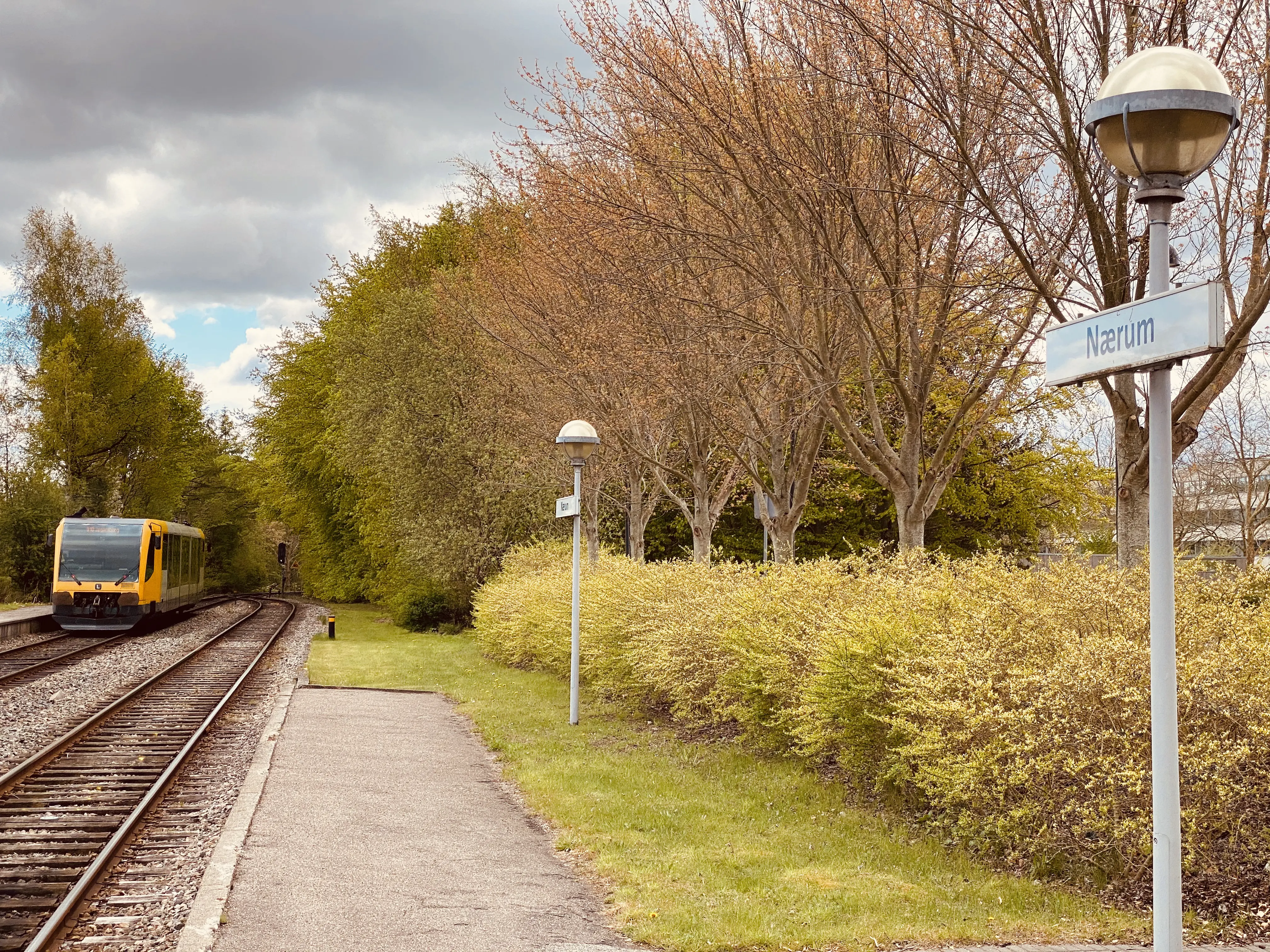 Billede af Nærum Station.