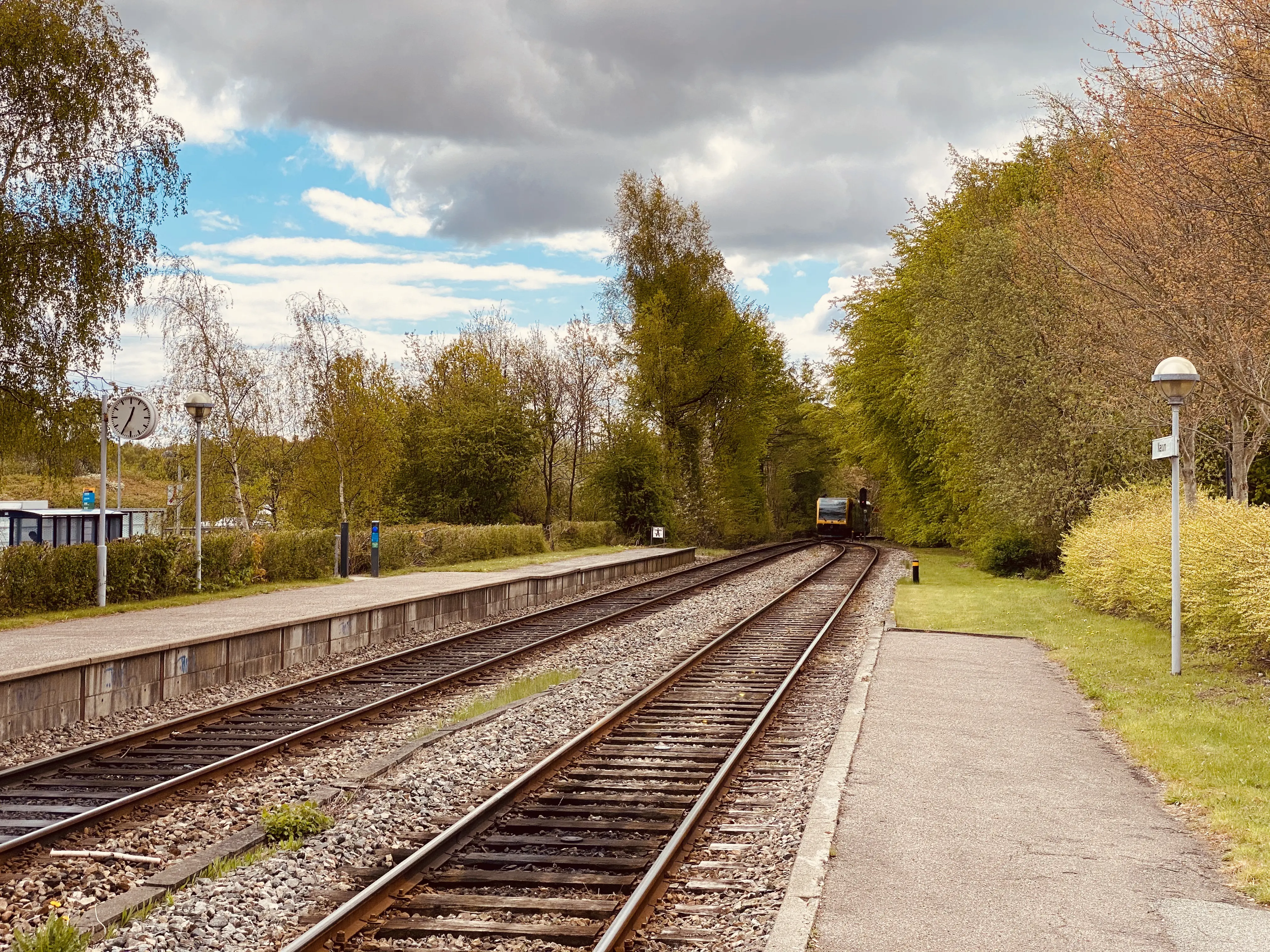 Billede af Nærum Station.