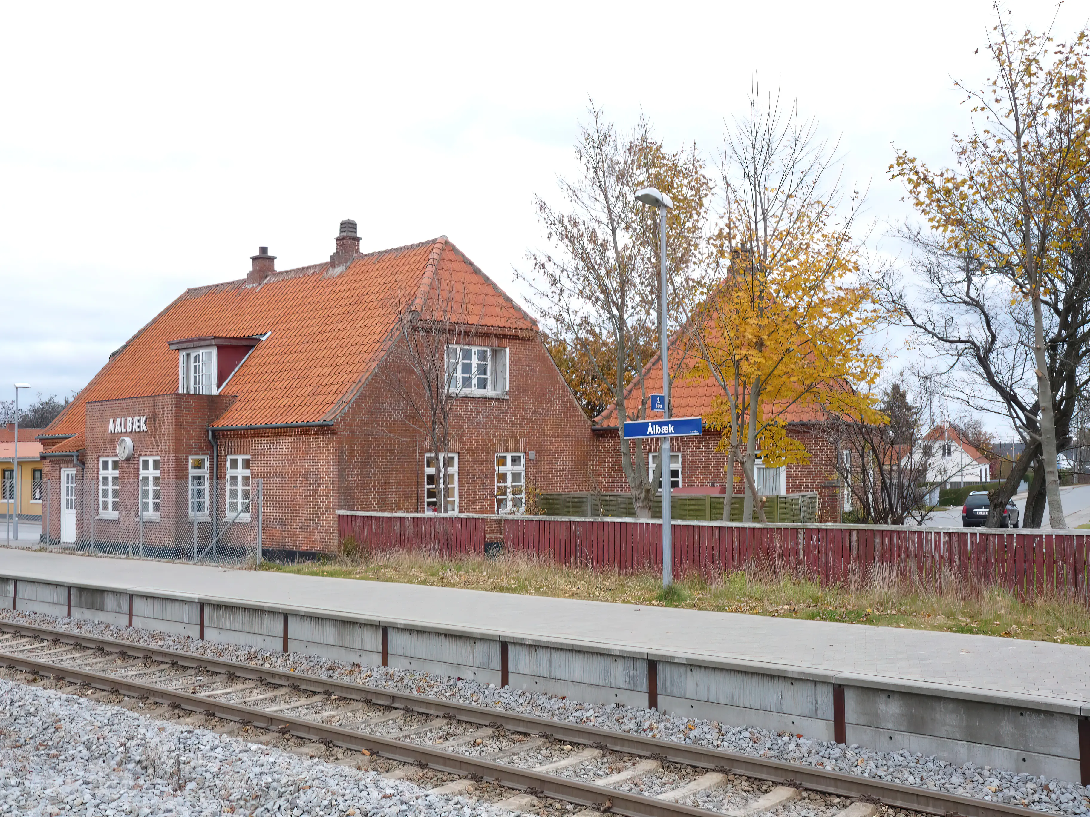 Ålbæk Station.