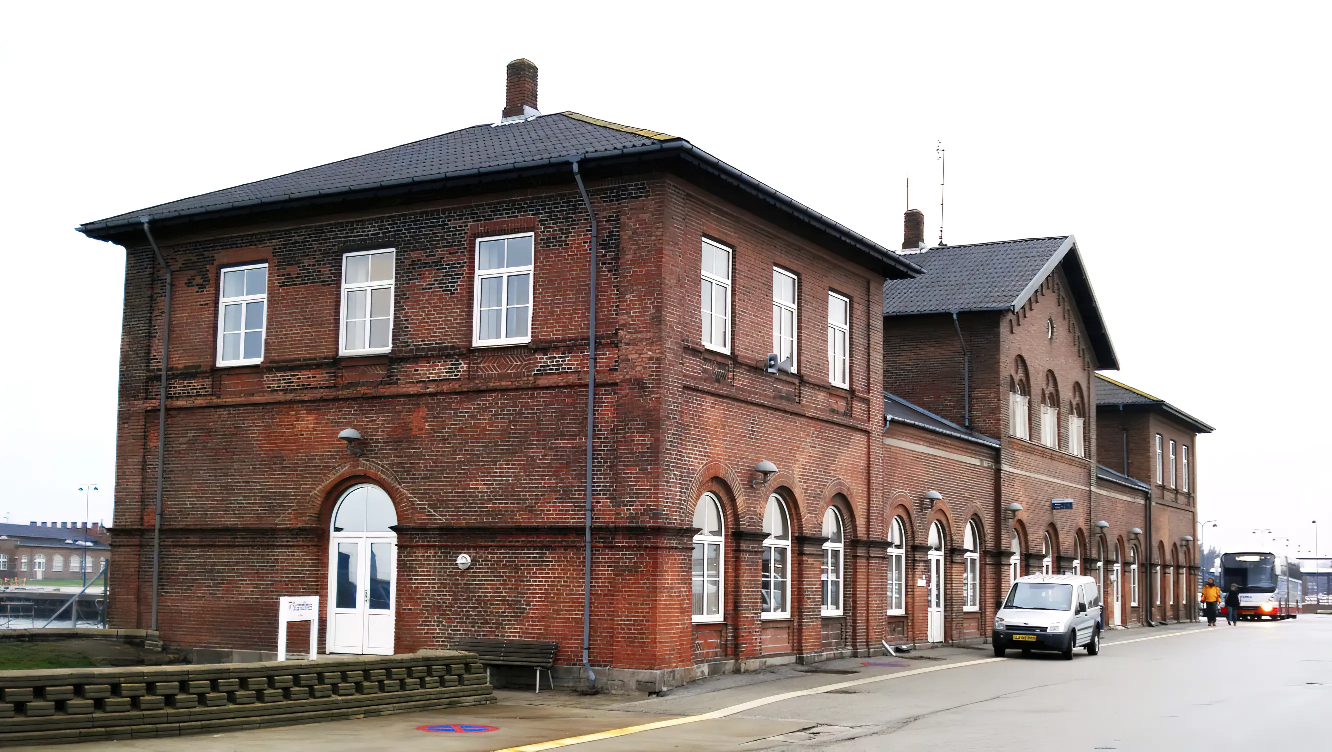 Billede af Gedser Station.