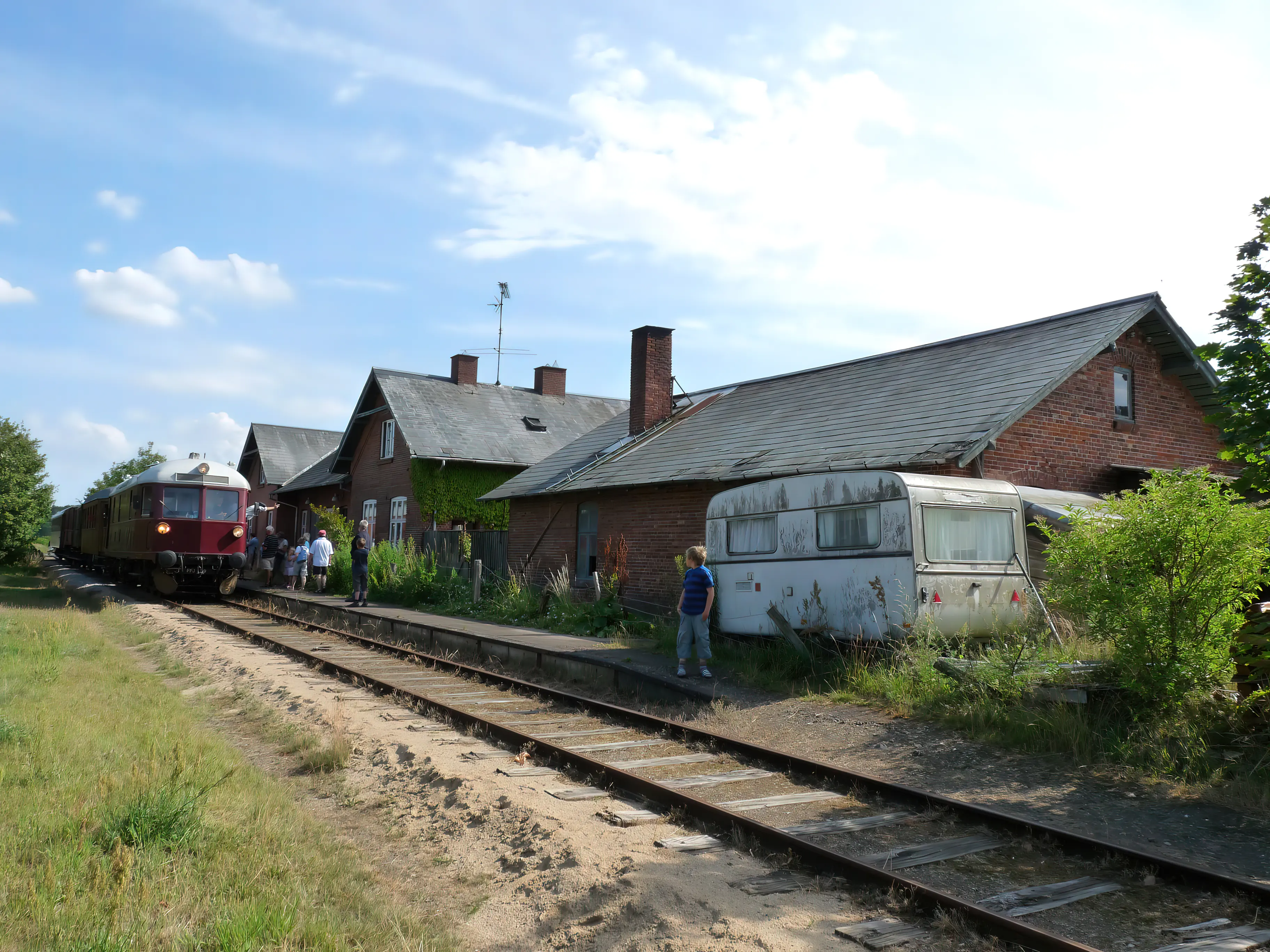 Billede af Korinth Station.