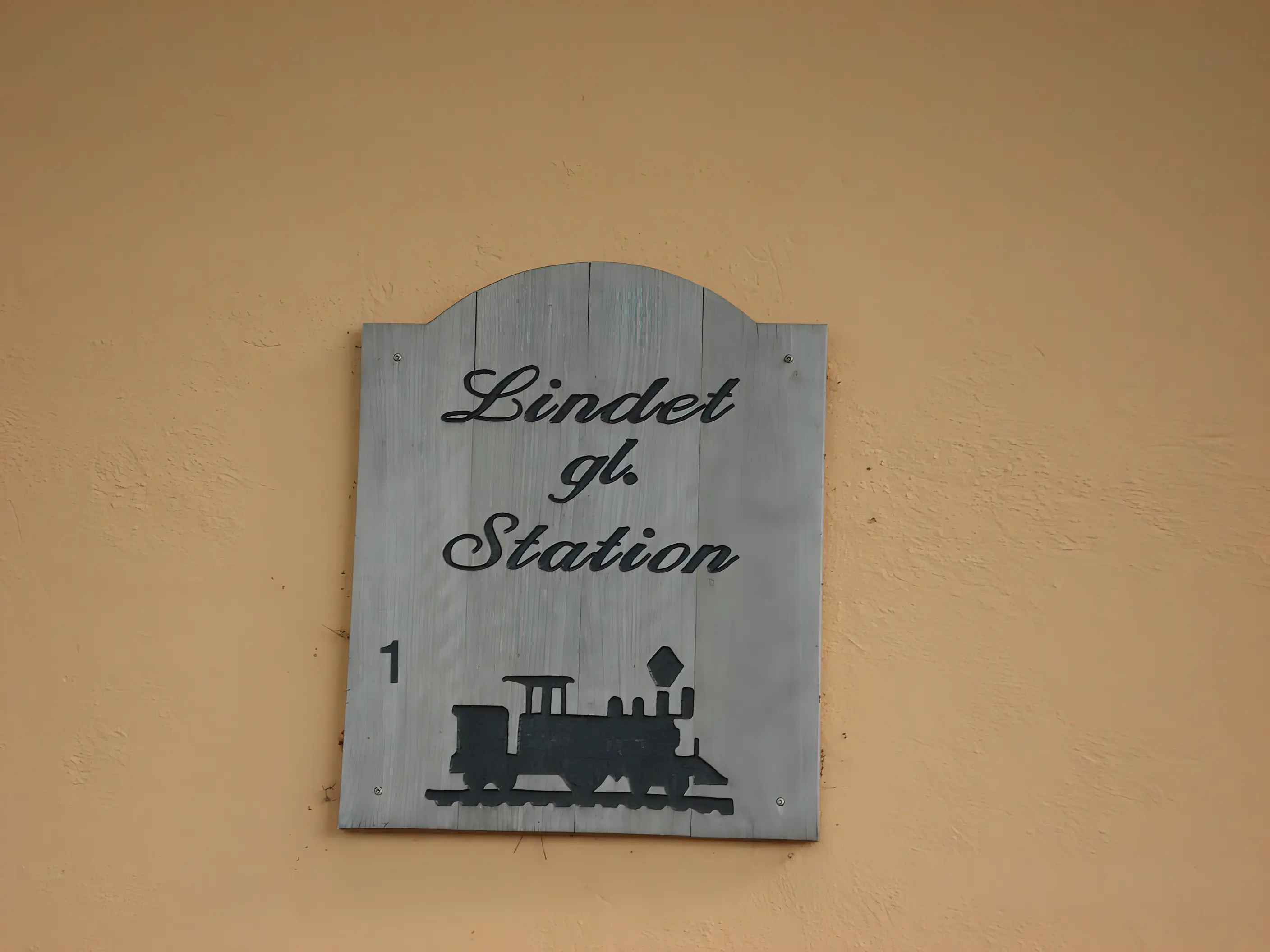 Billede af Lindet Station.