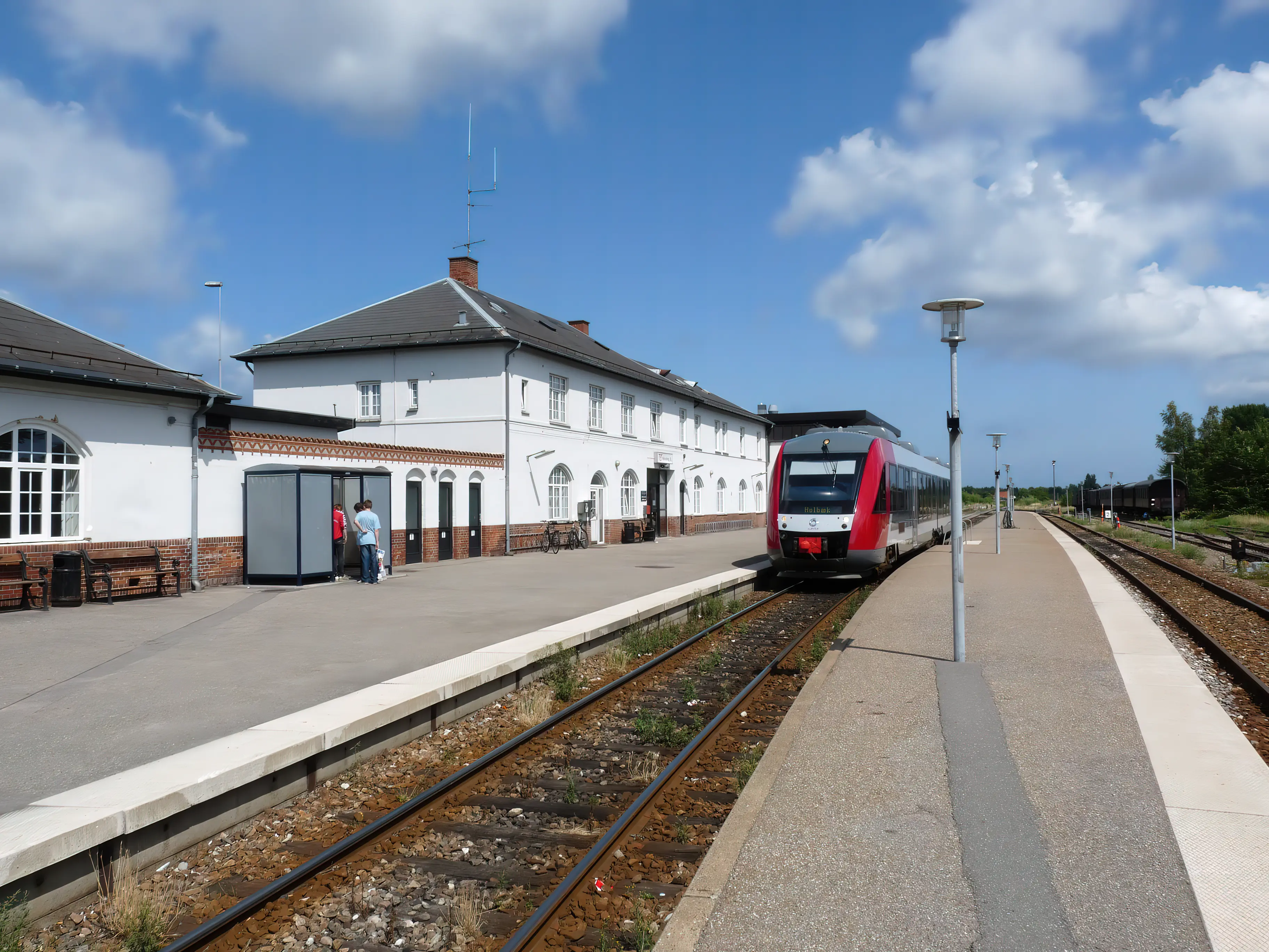 Billede af Nykøbing Sjælland Station.