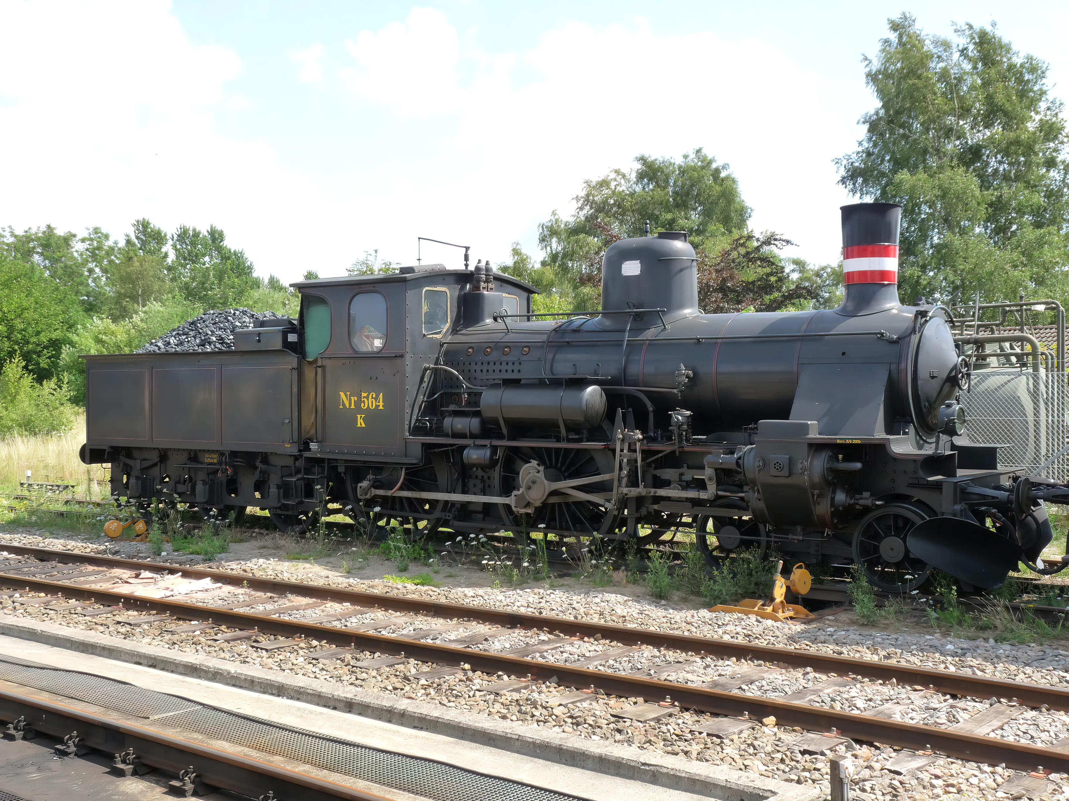 Billede af OHJ K 564, tidligere DSB K 564 - fotograferet ud for Nykøbing Sjælland Station.