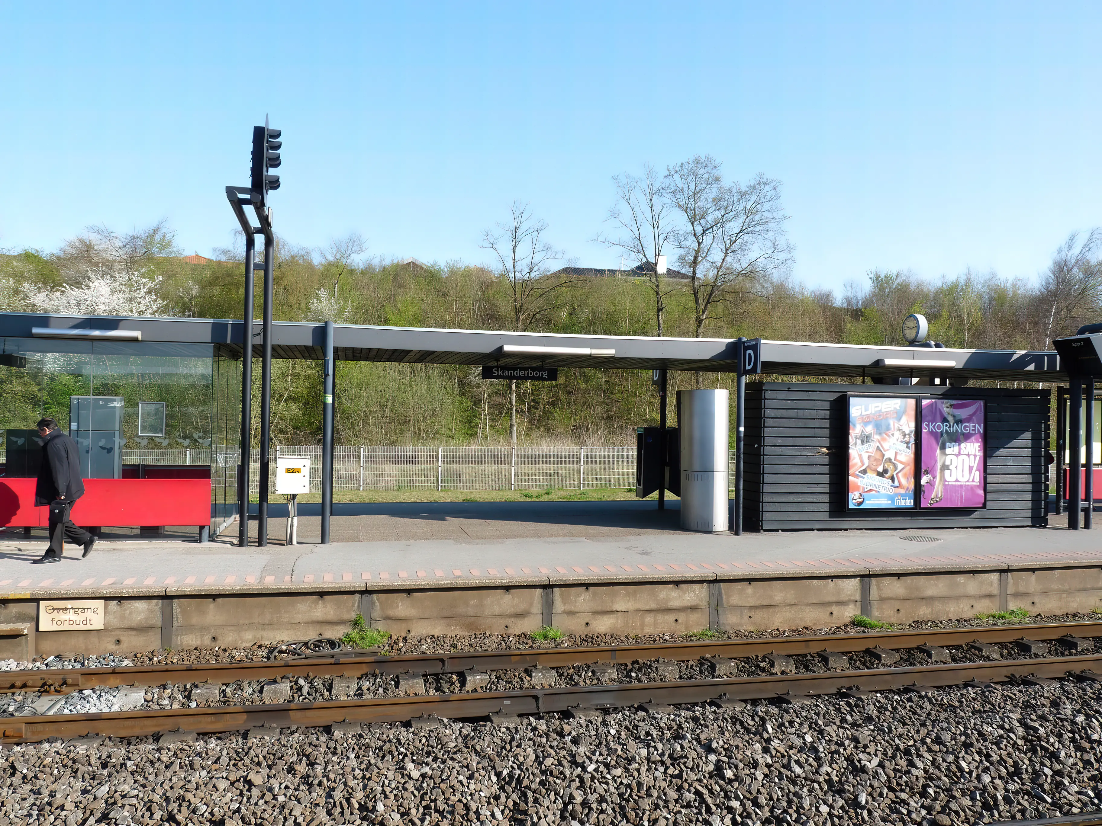Billede af Skanderborg Station.