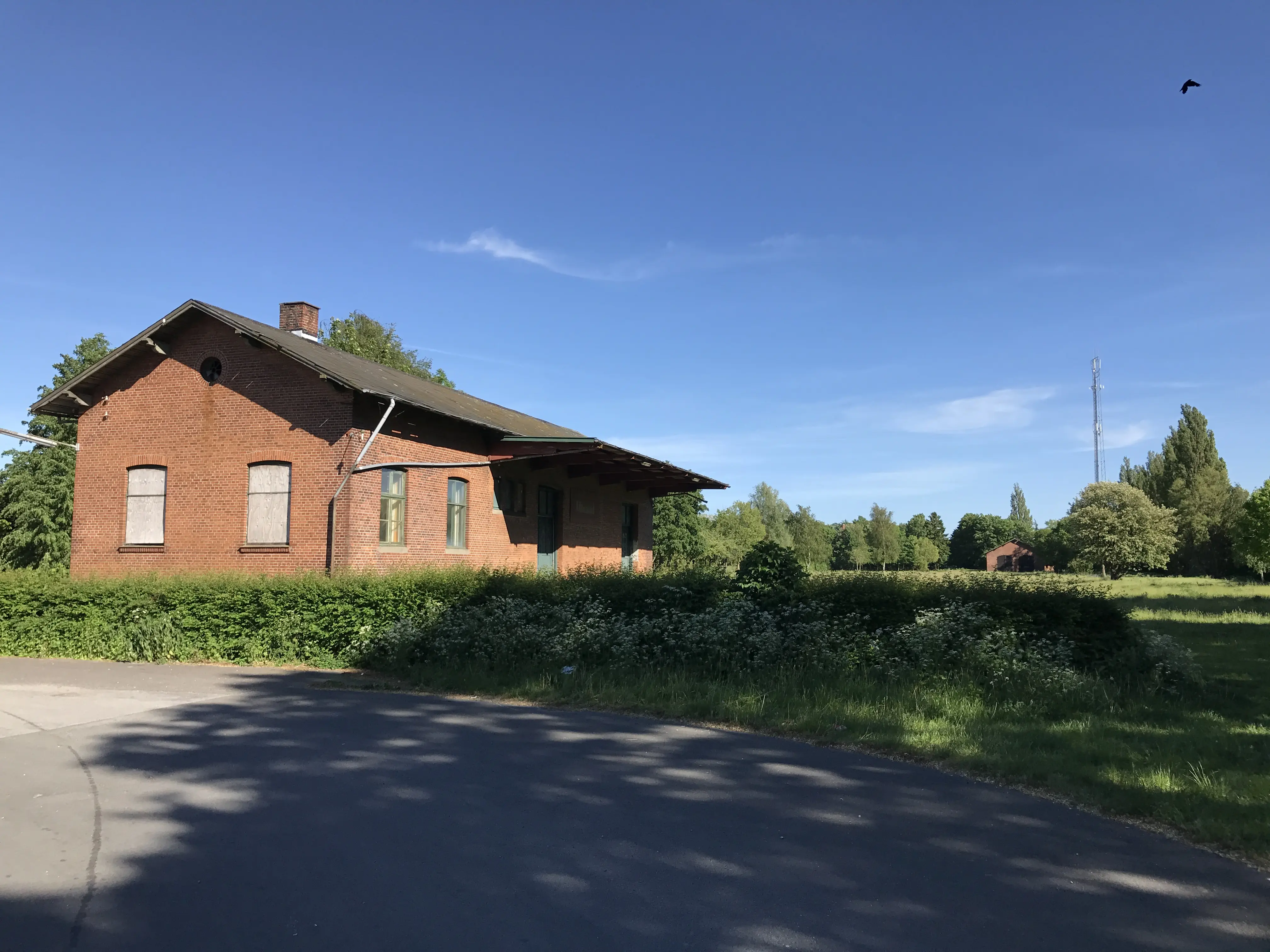 Billede af Skælskør Stations pakhus.