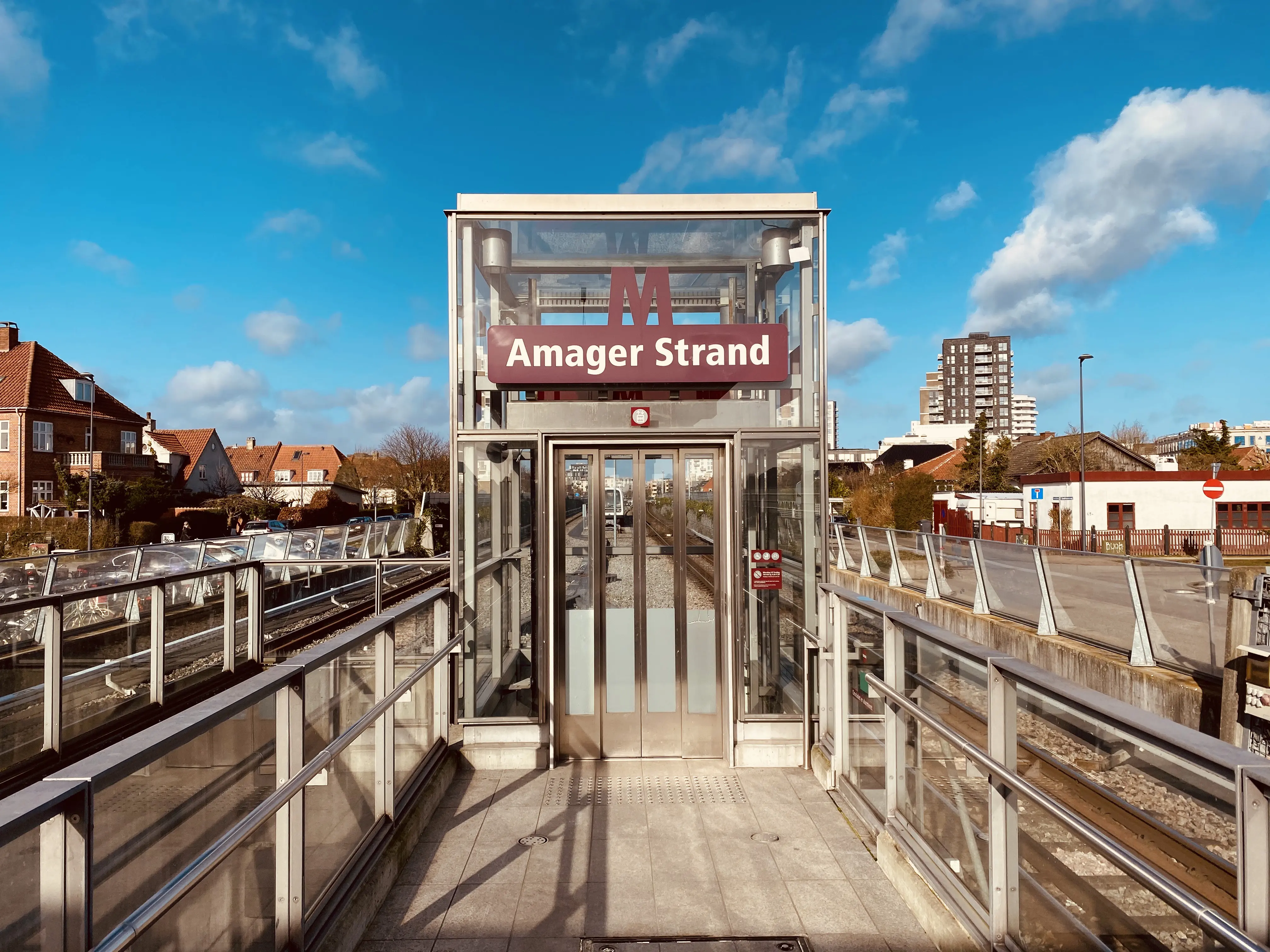 Billede af Amager Strand Metrostation.