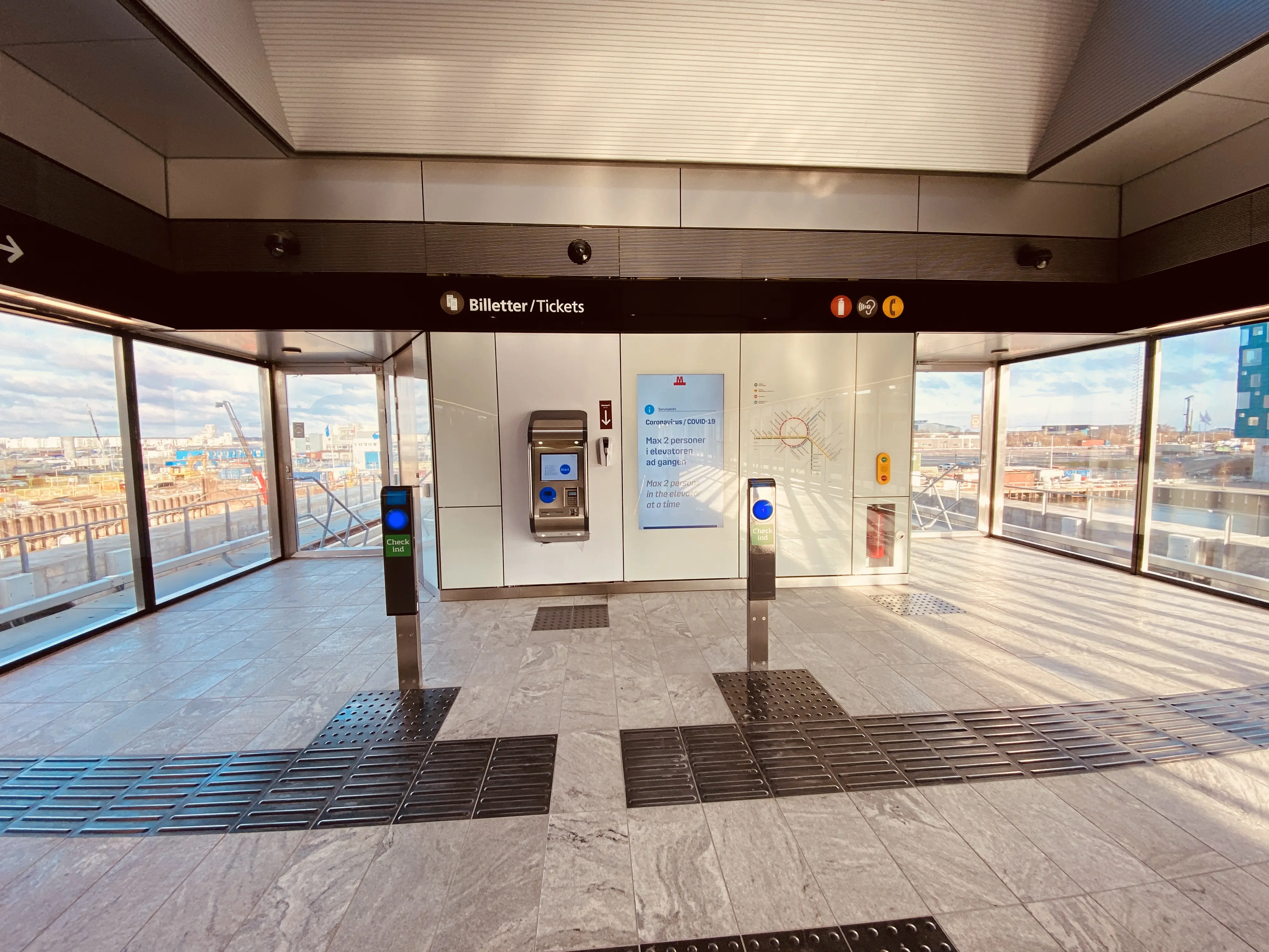 Billede af Orientkaj Metrostation.