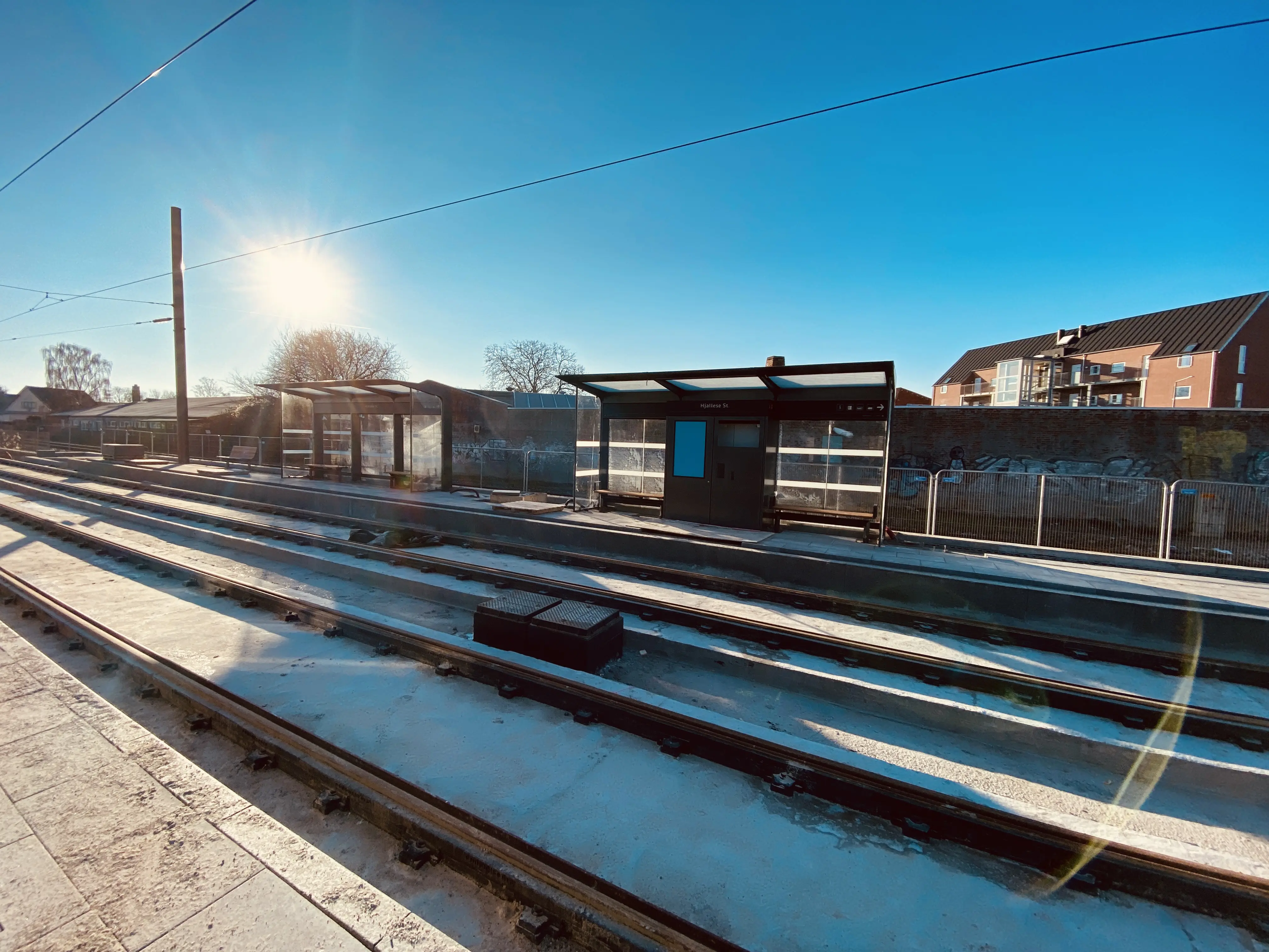 Billede af Hjallese Station Letbanestation.