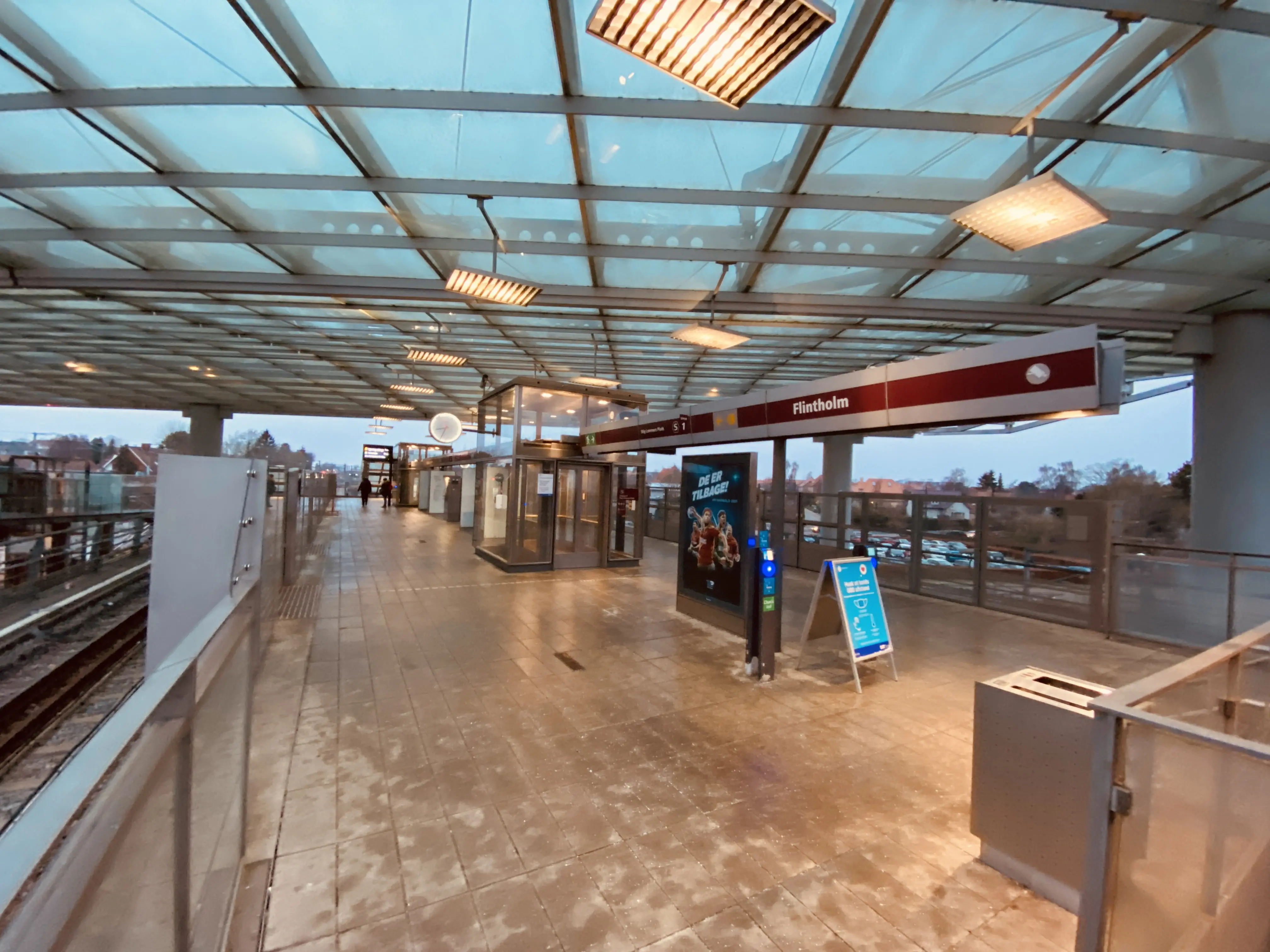 Billede af Flintholm Metrostation.