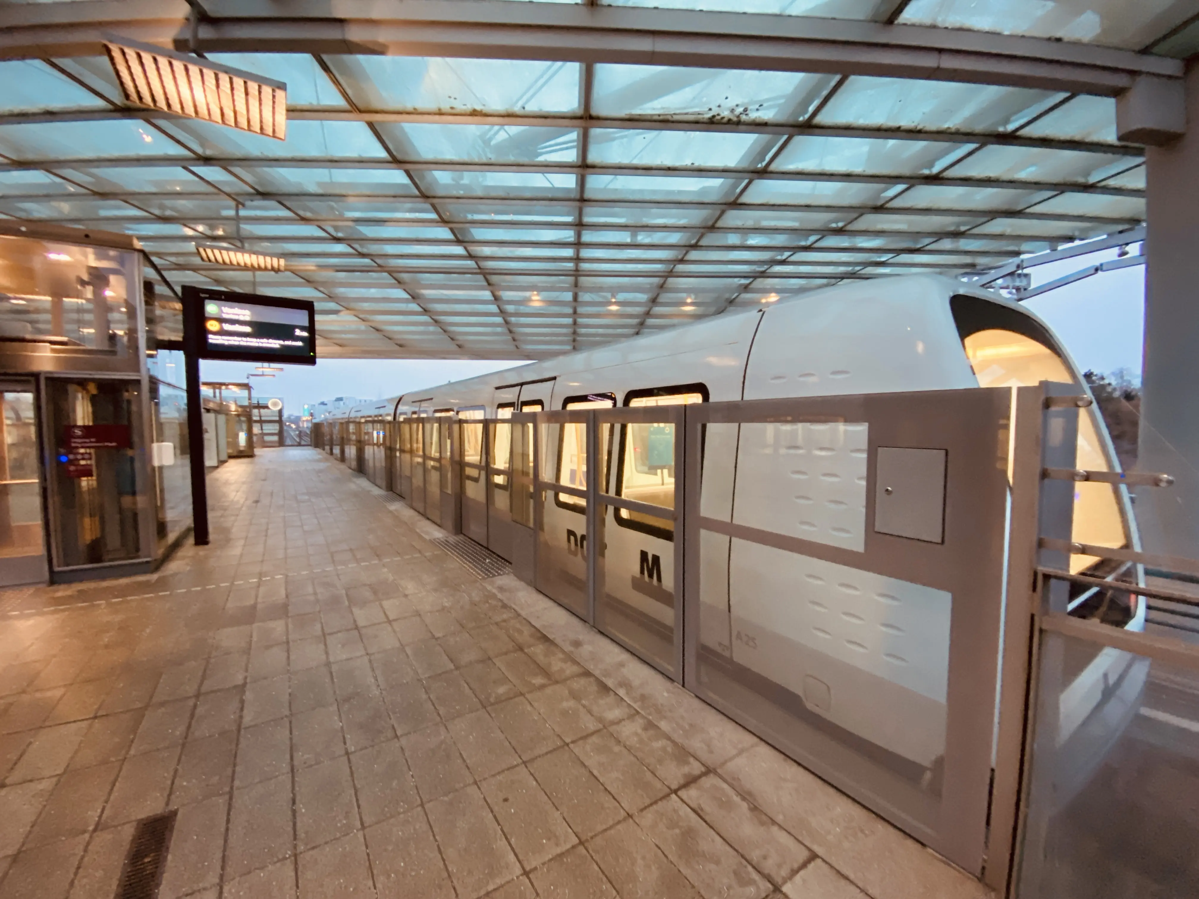 Billede af Flintholm Metrostation.