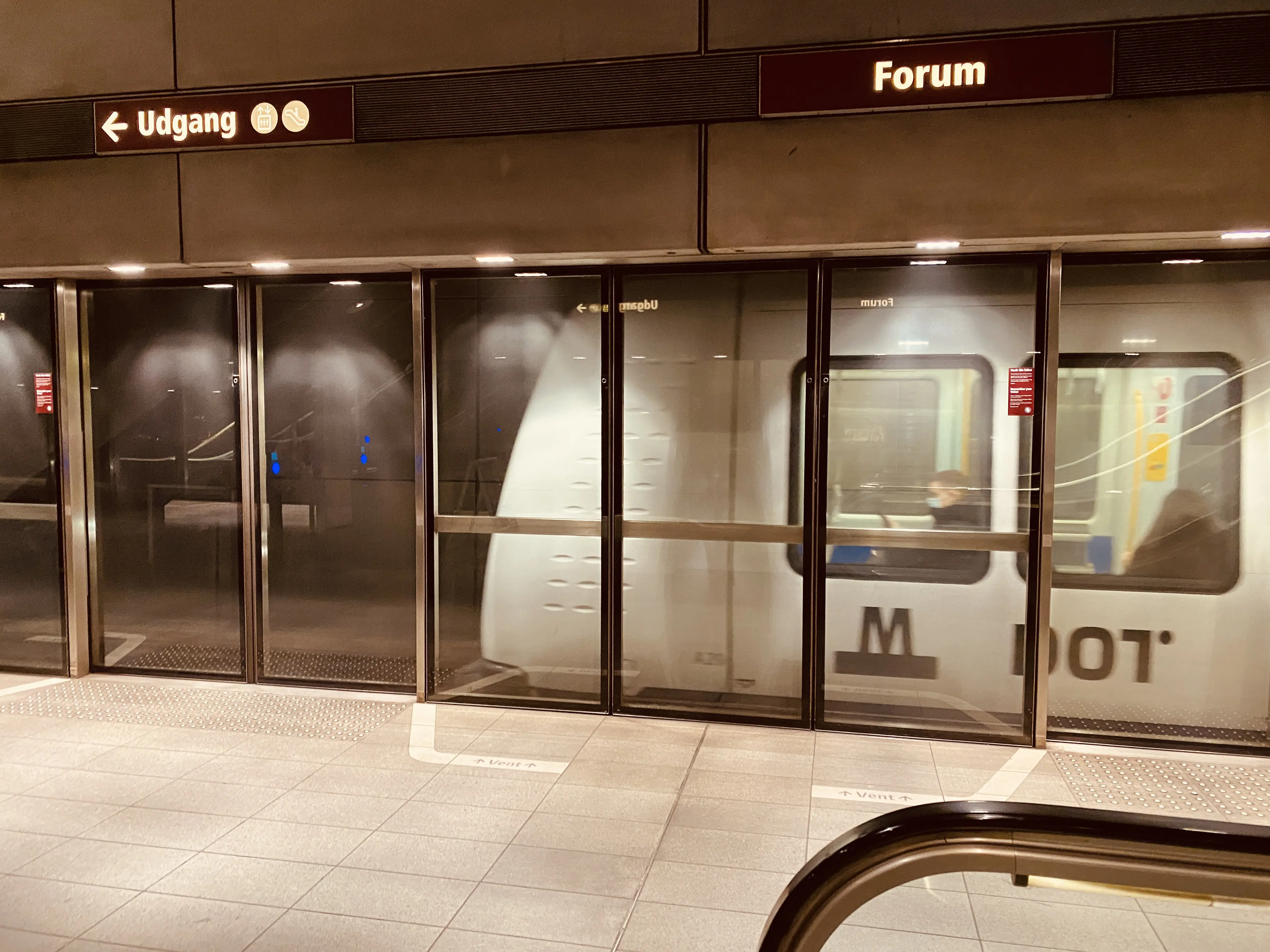 Billede af Forum Metrostation.