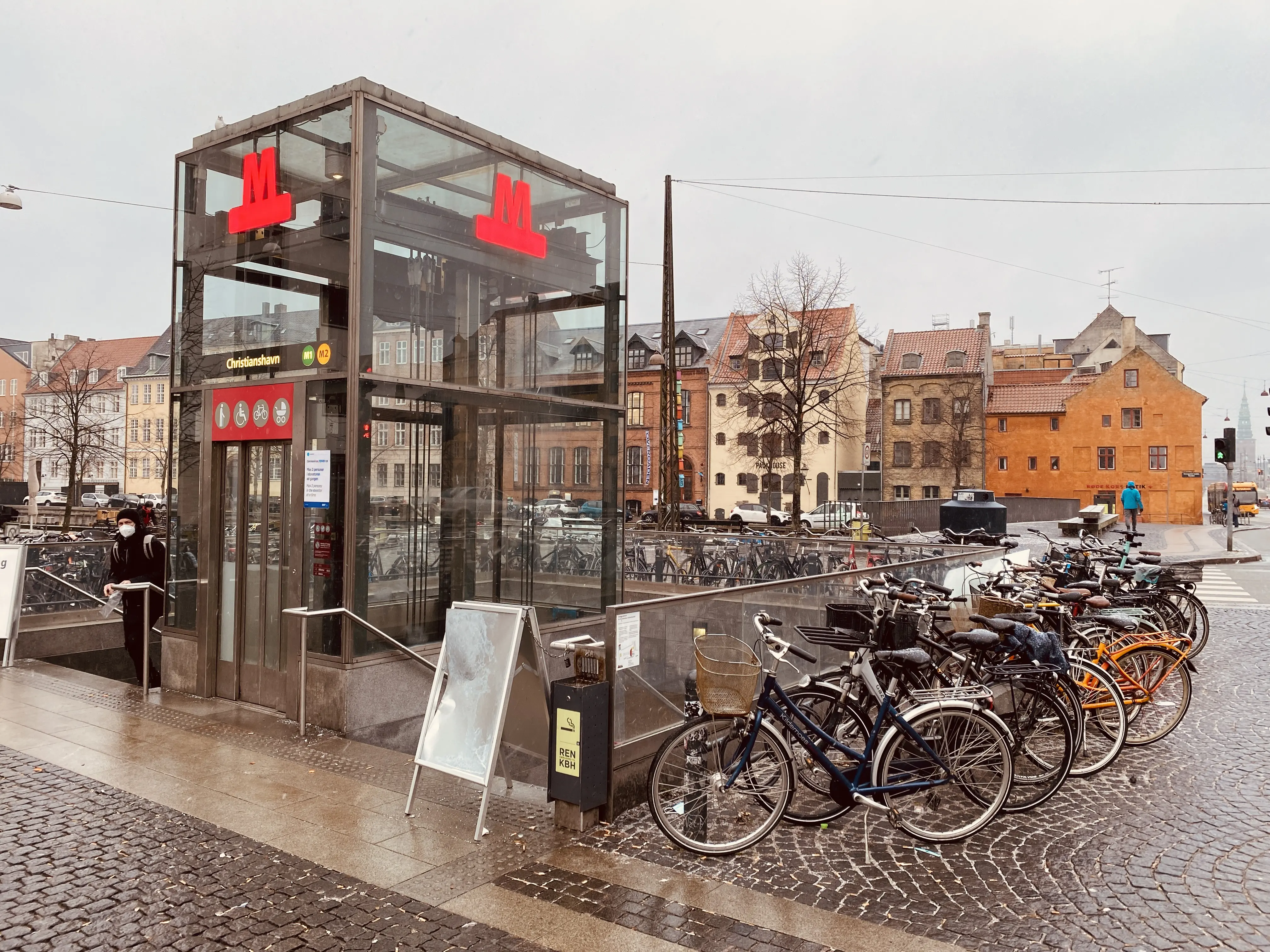 Billede af Christianshavn Metrostation.
