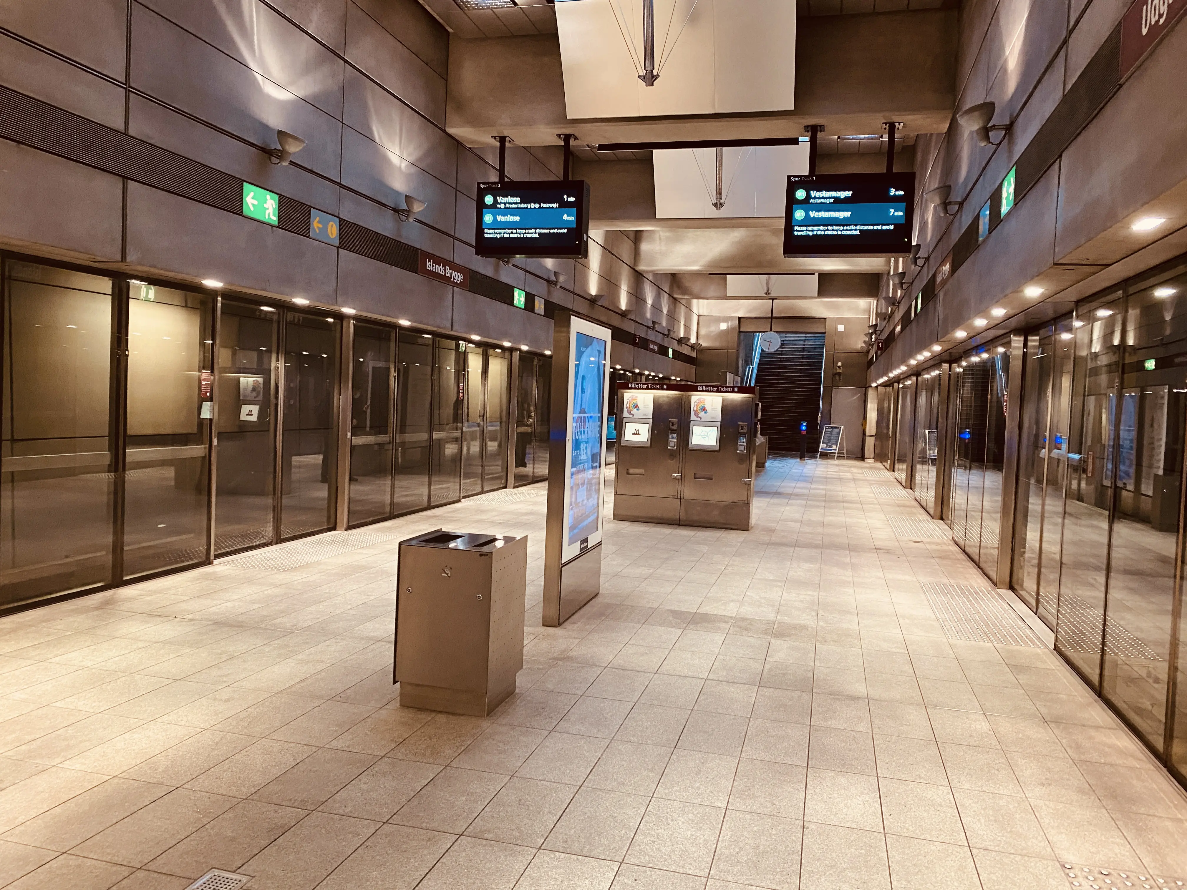 Billede af Islands Brygge Metrostation.