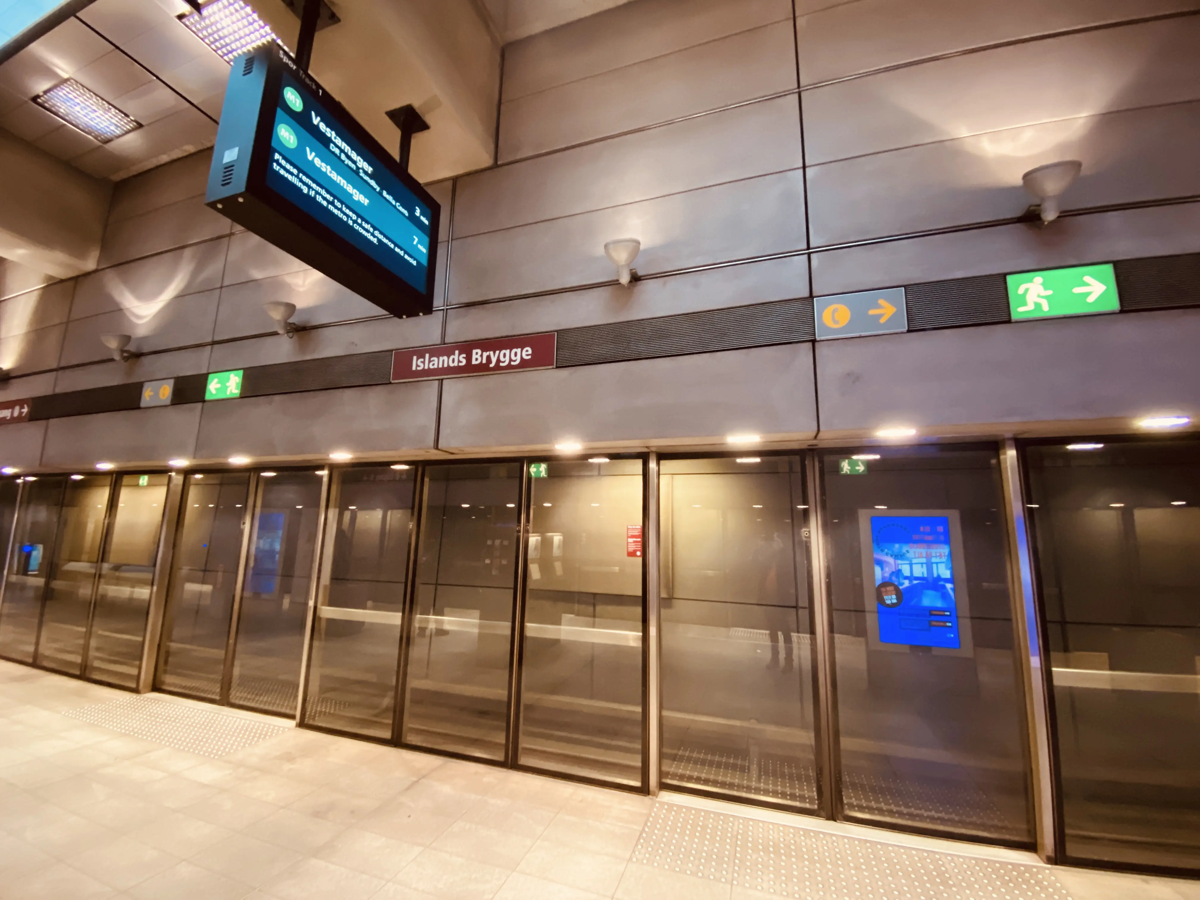 Billede af Islands Brygge Metrostation.