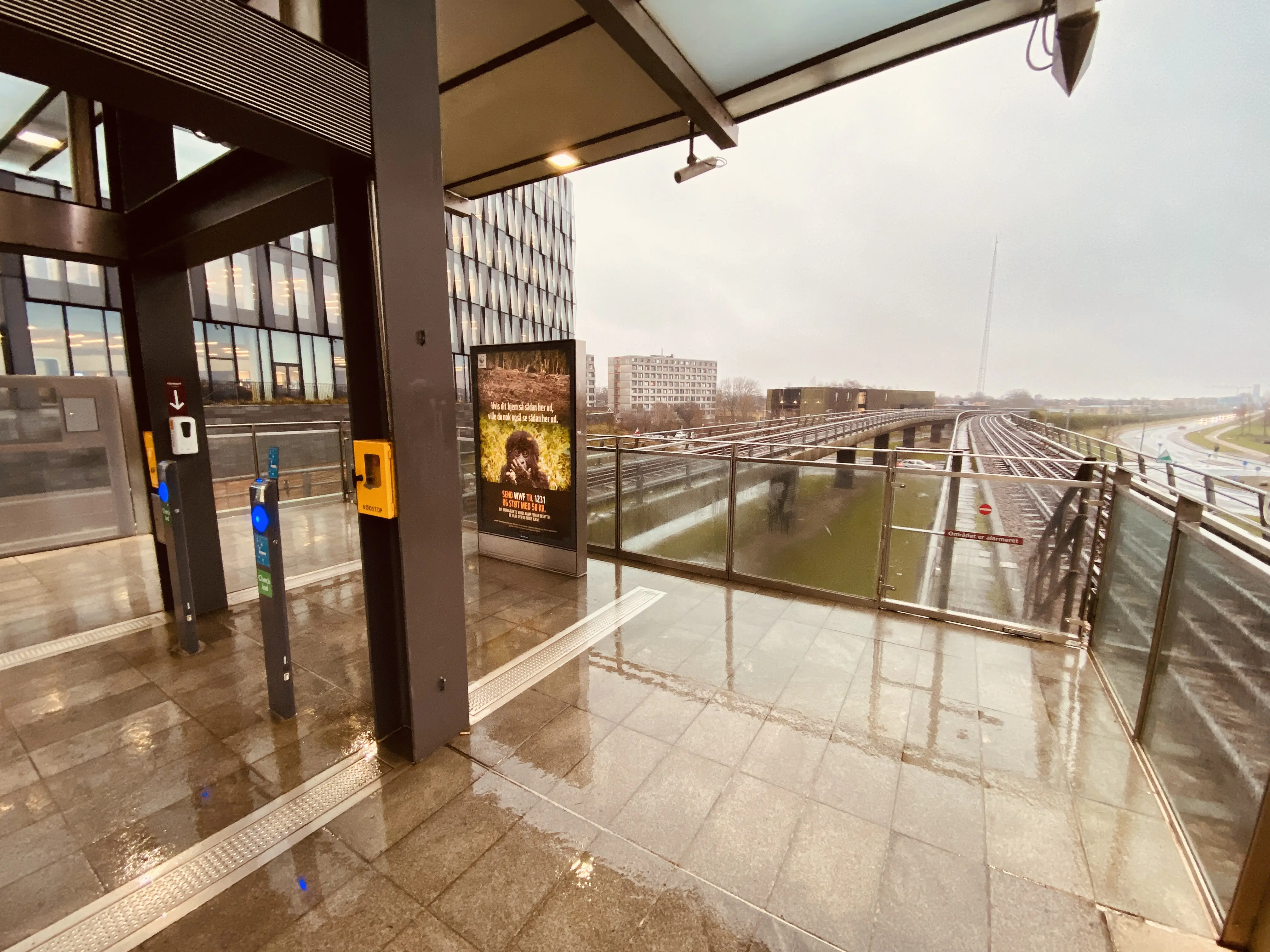 Billede af DR Byen Metrostation.
