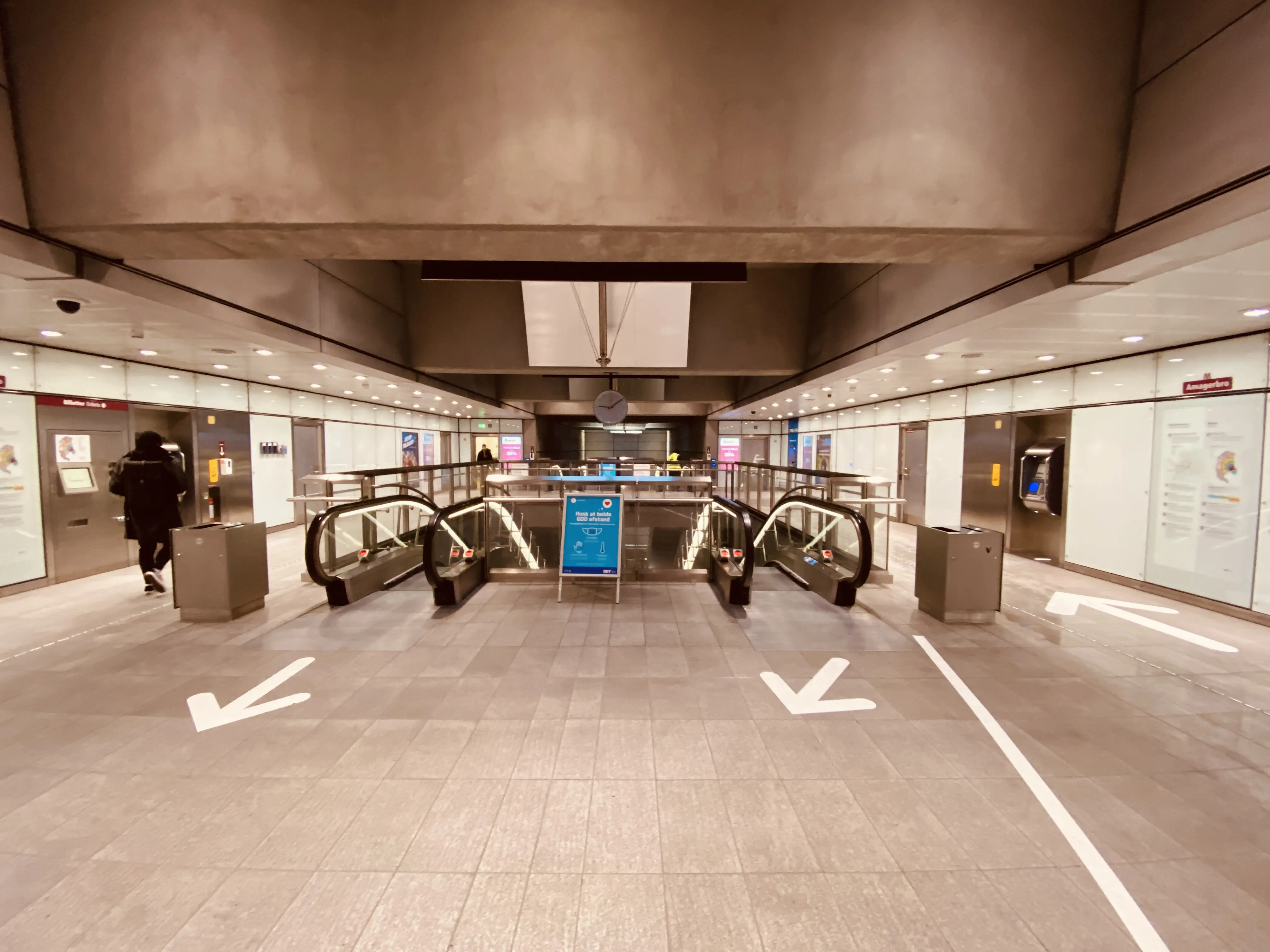 Billede af Amagerbro Metrostation.