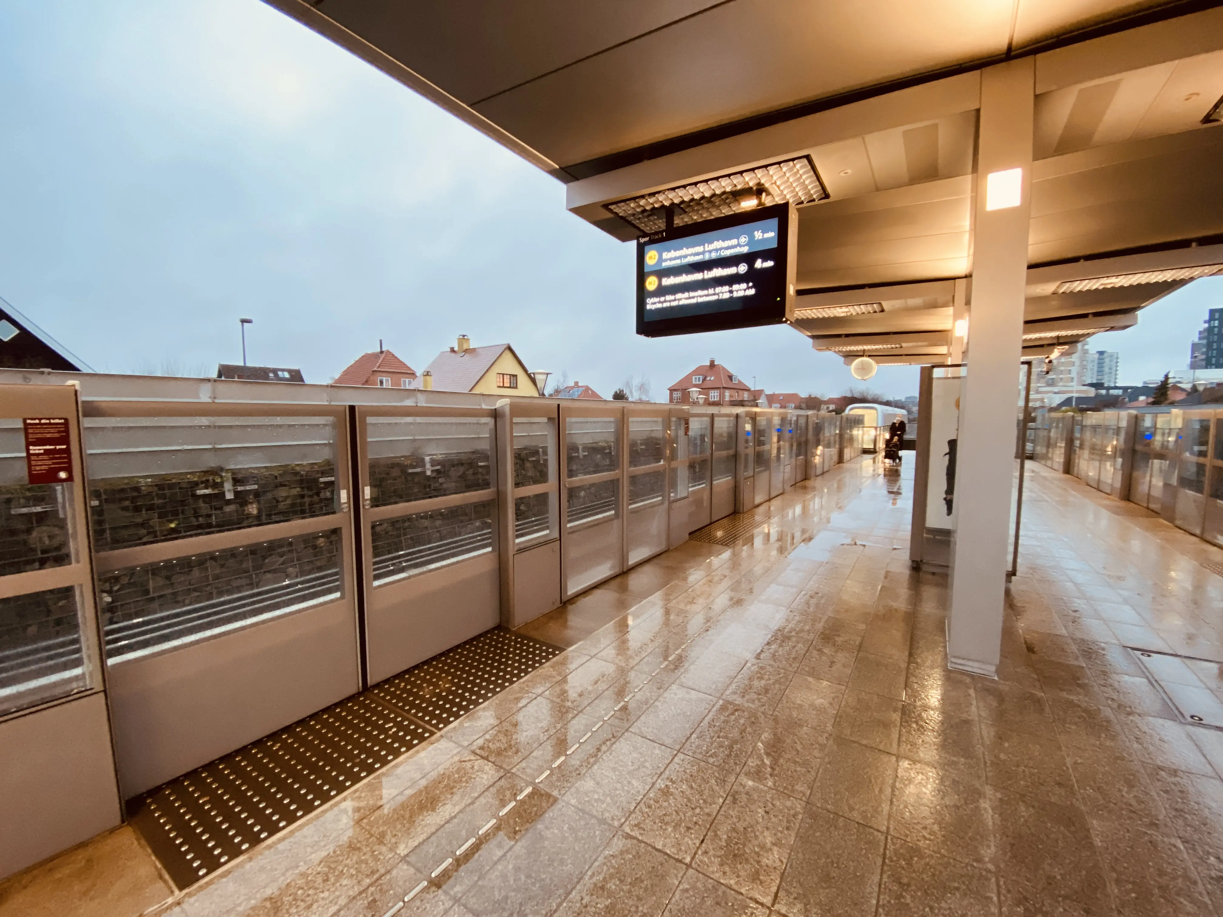 Billede af Amager Strand Metrostation.