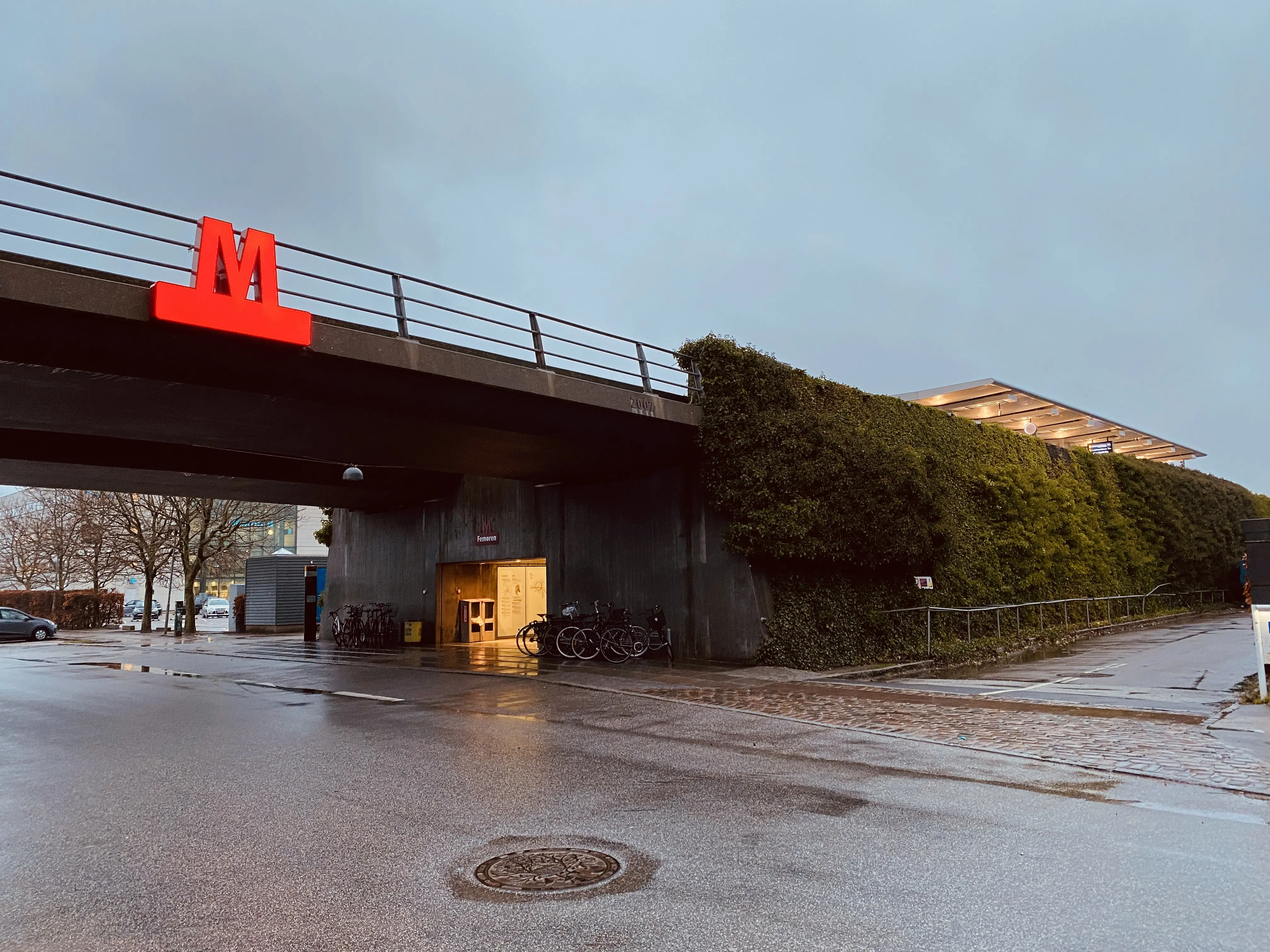 Billede af Femøren Metrostation.