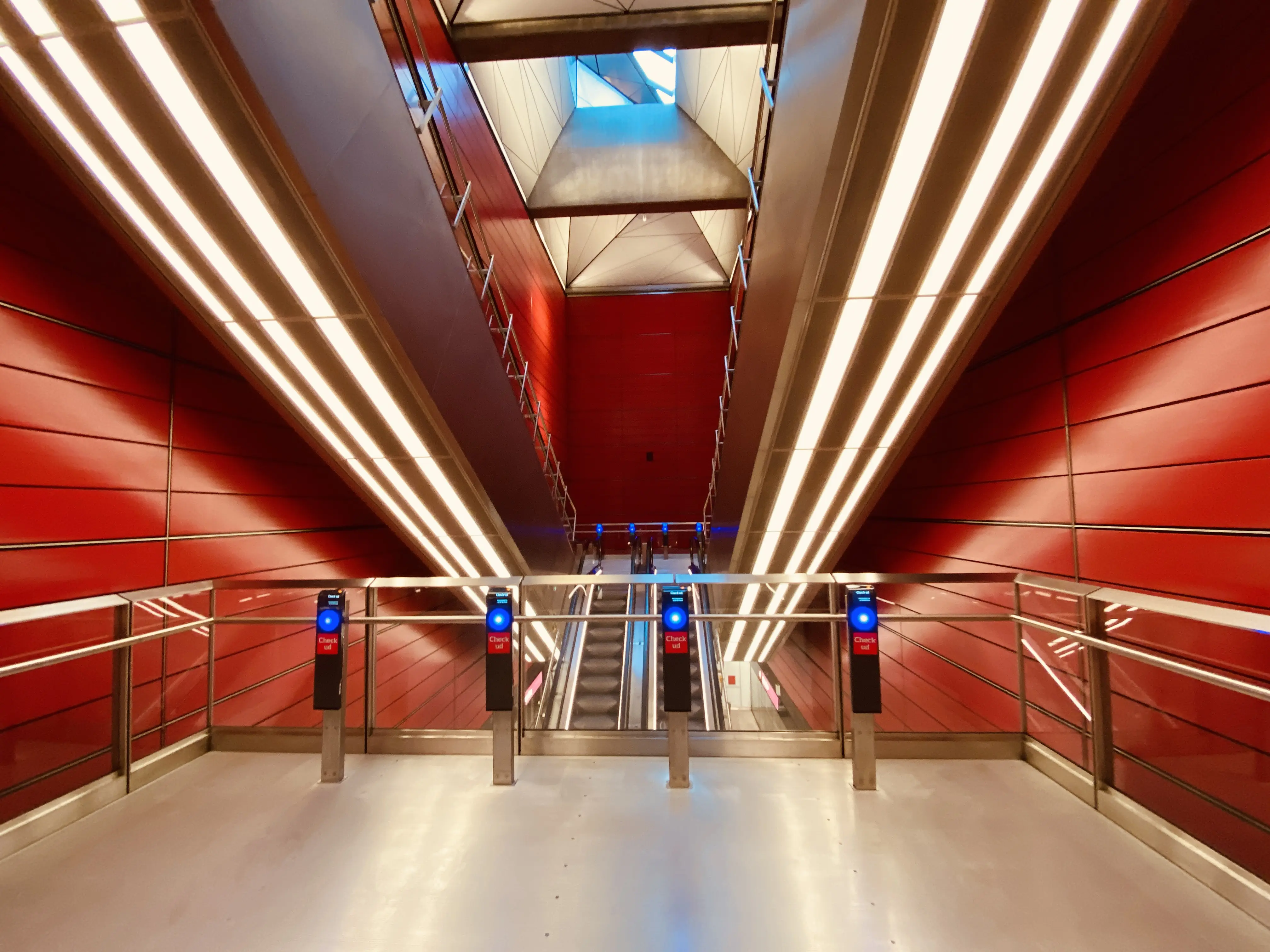Billede af Nørrebro Metrostation.