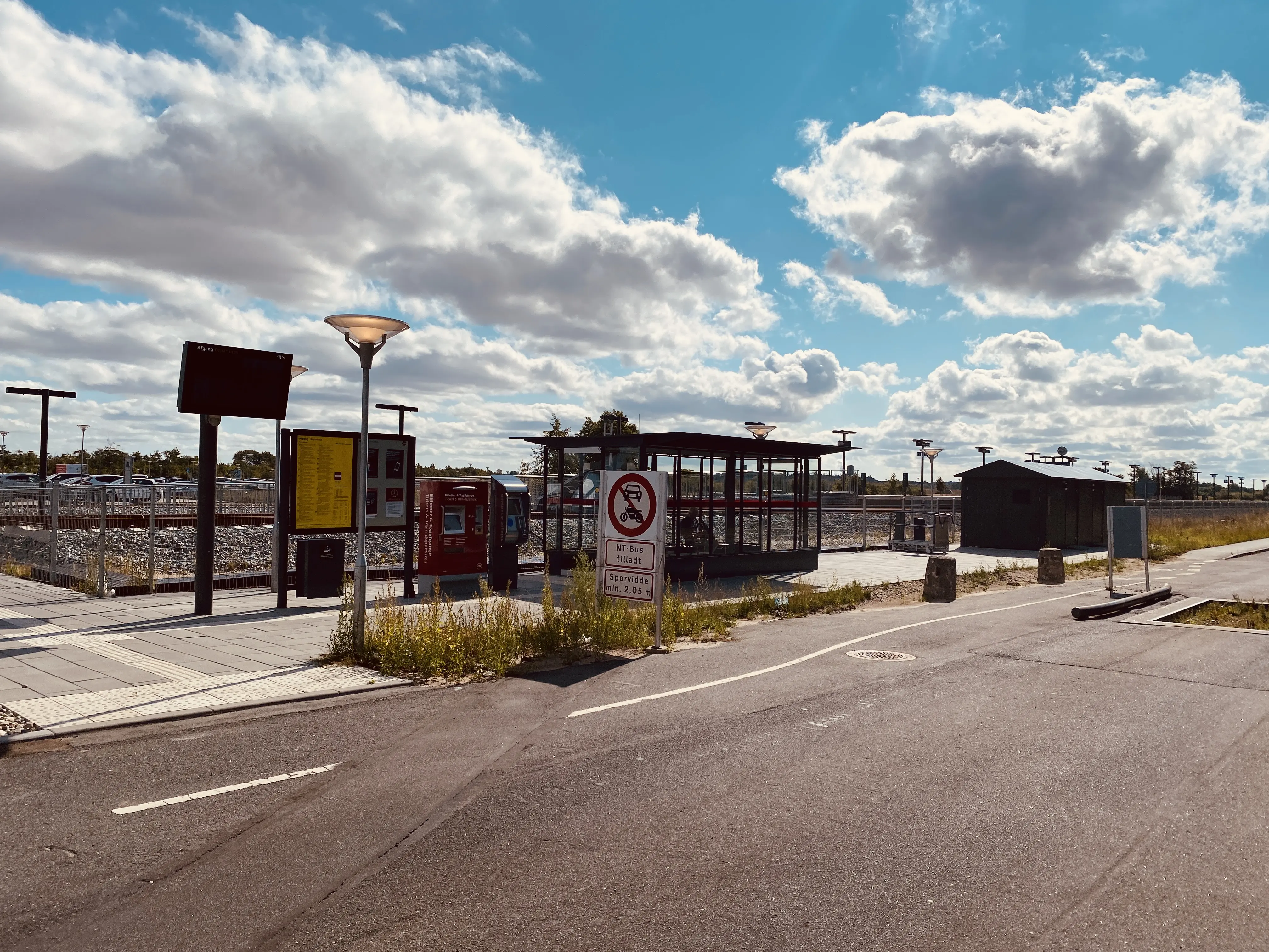 Billede af Aalborg Lufthavn Station.