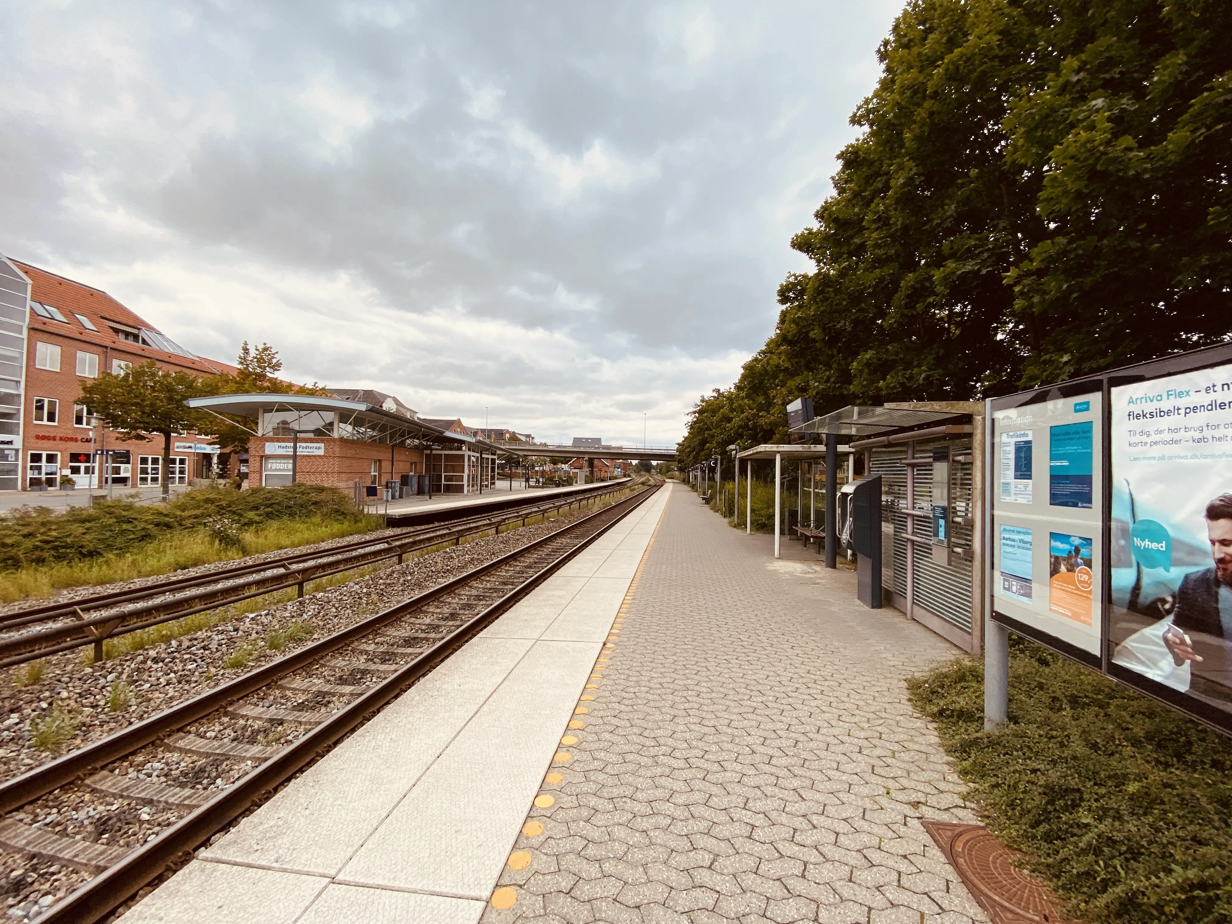 Billede af Hadsten Station.