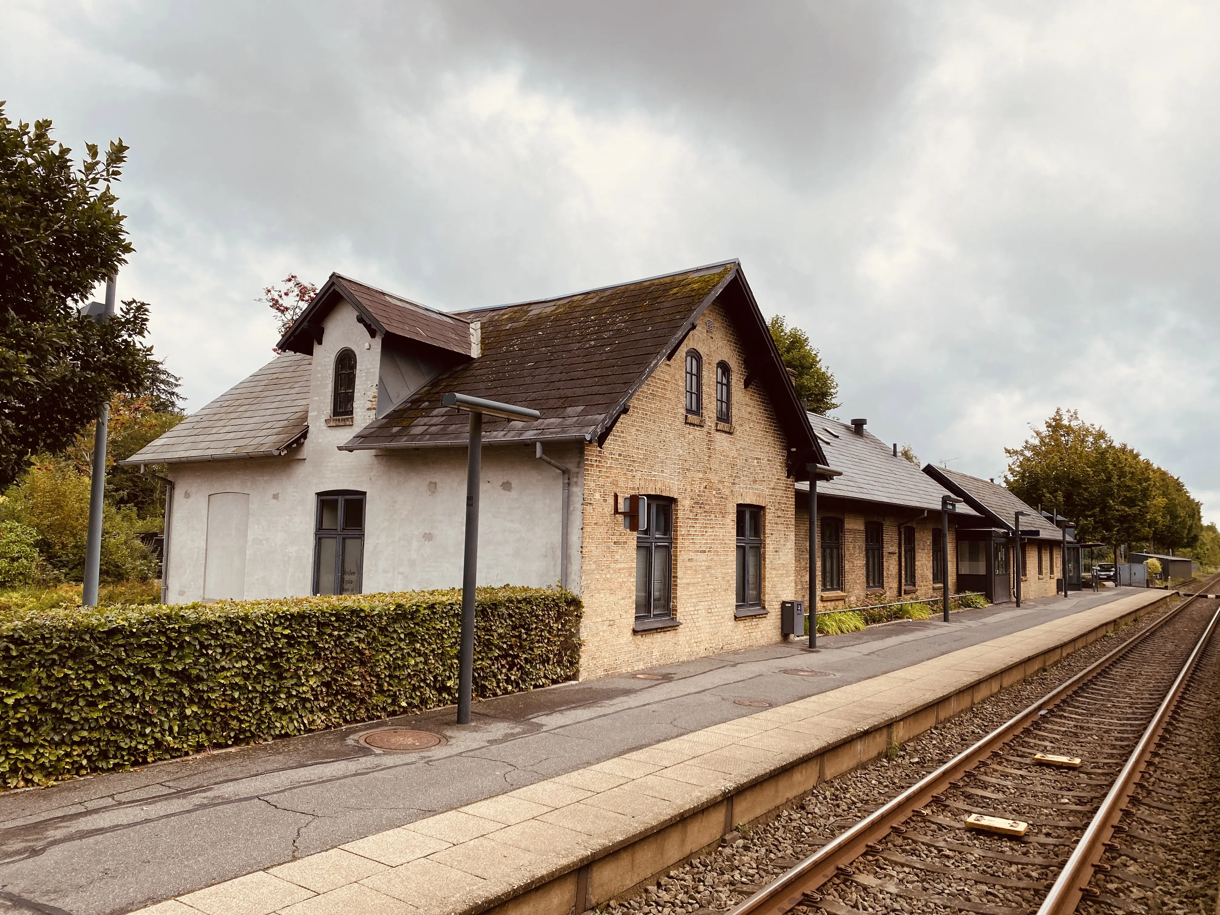 Billede af Årslev Station.