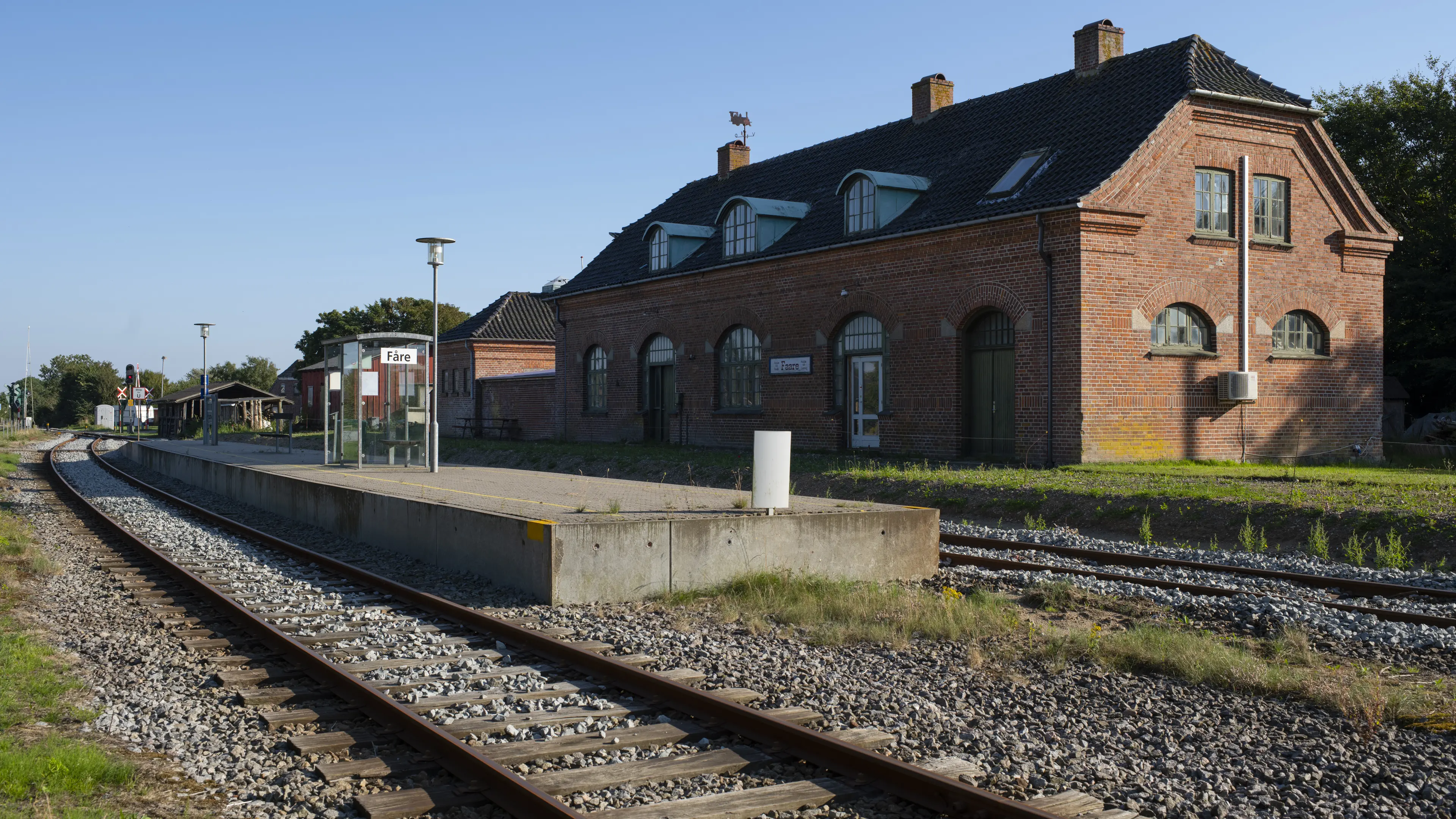Billede af Fåre Station.
