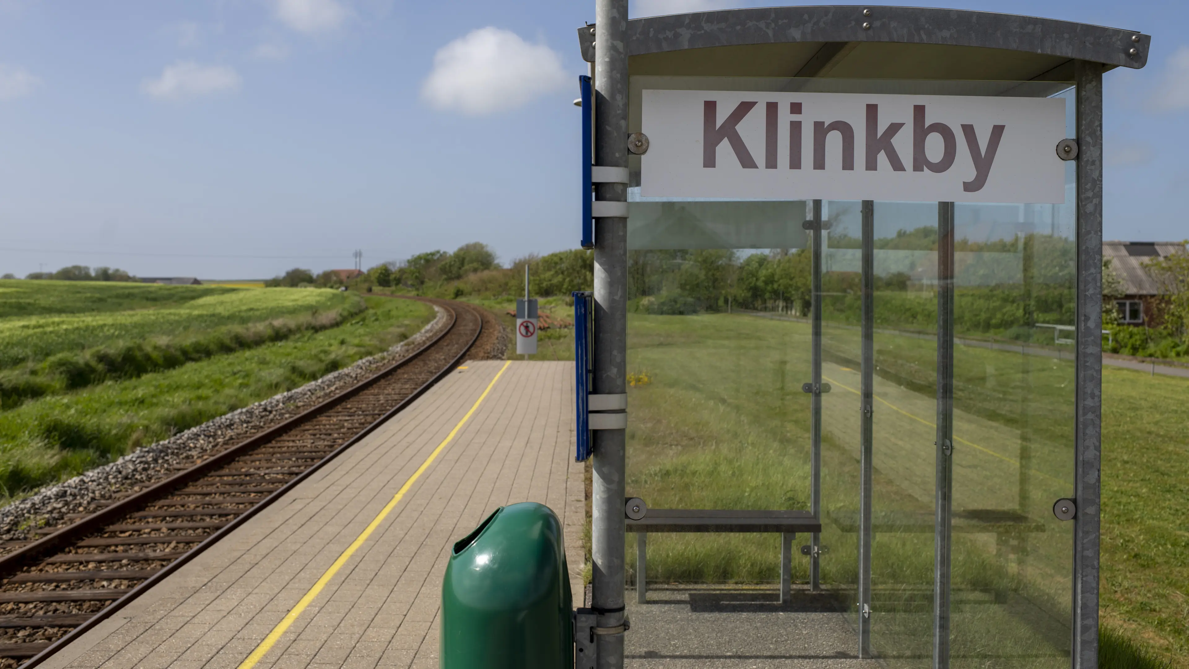 Billede af Klinkby Station.
