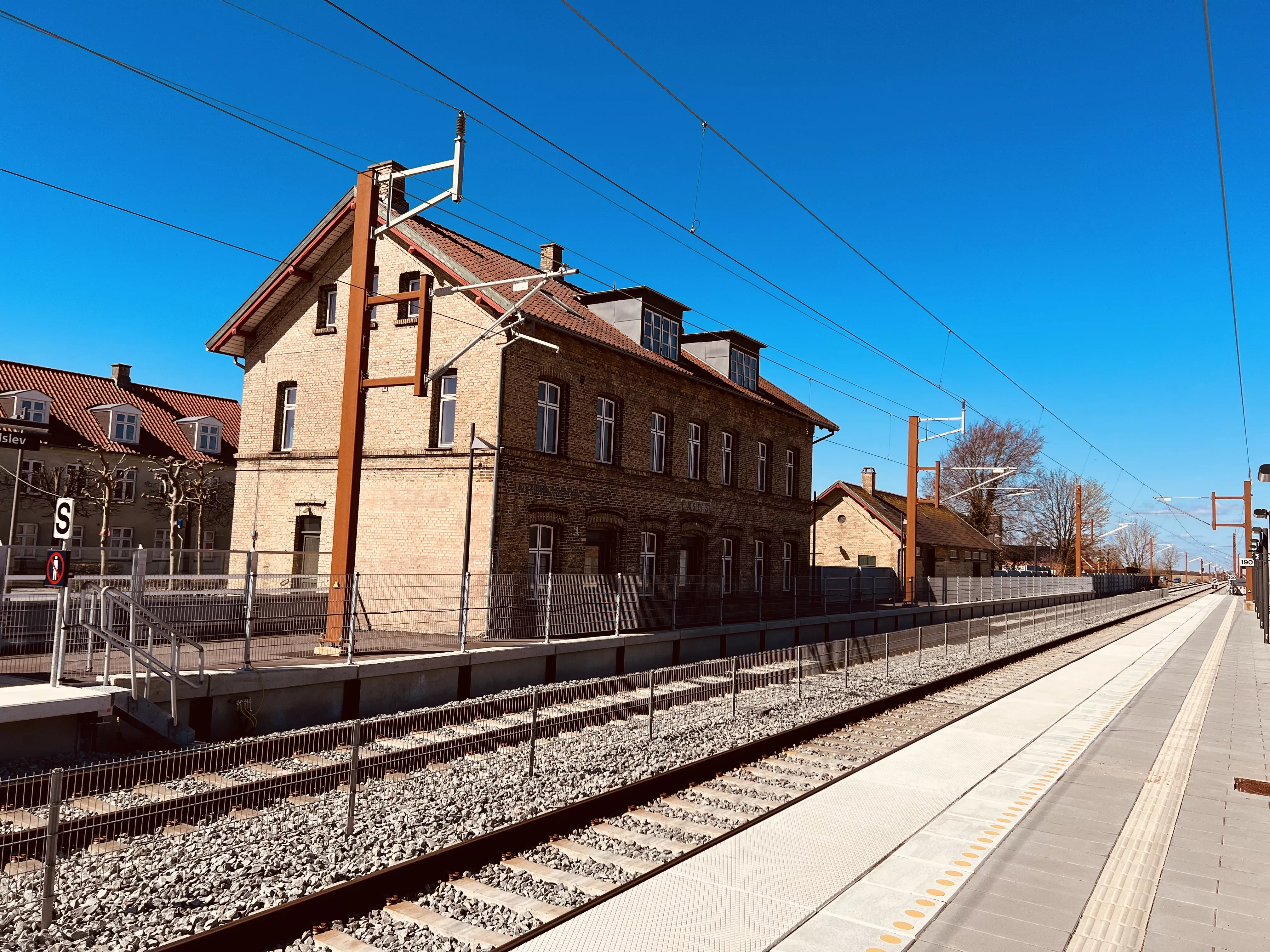 Billede af Nørre Alslev Station.