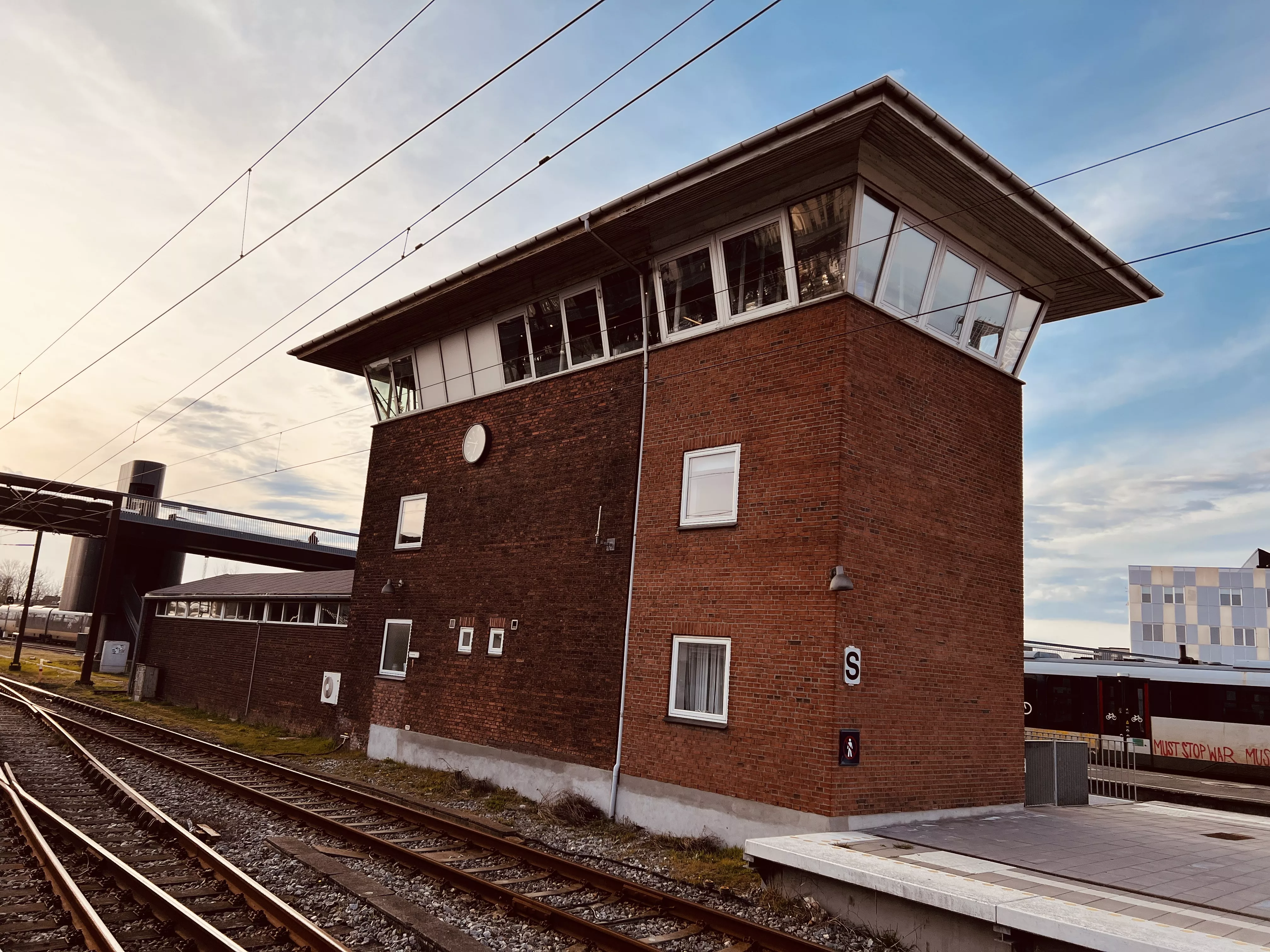 Billede af Odense OMB Station - Station er nedrevet, men Odense OMB Station har ligget her ved komandoposten.