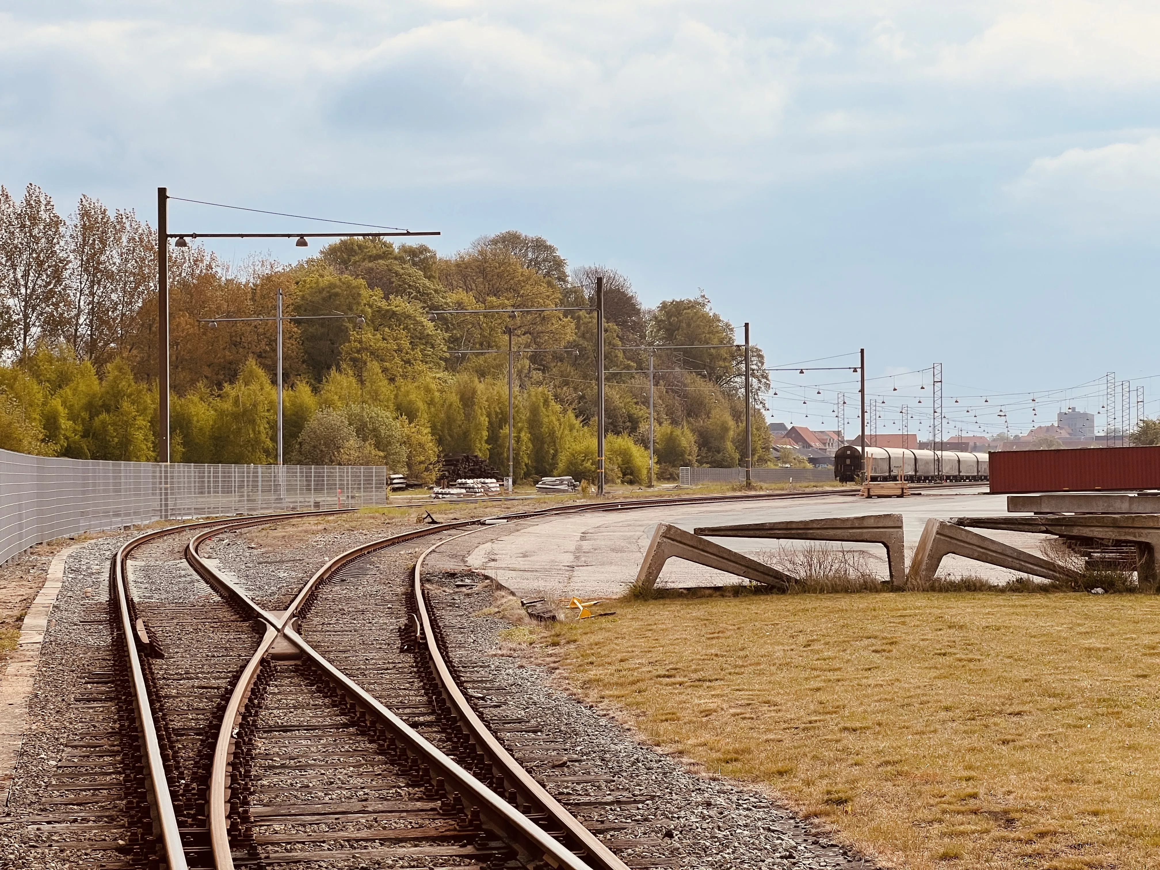 Billede af Fredericia godsstation Teknisk Station.