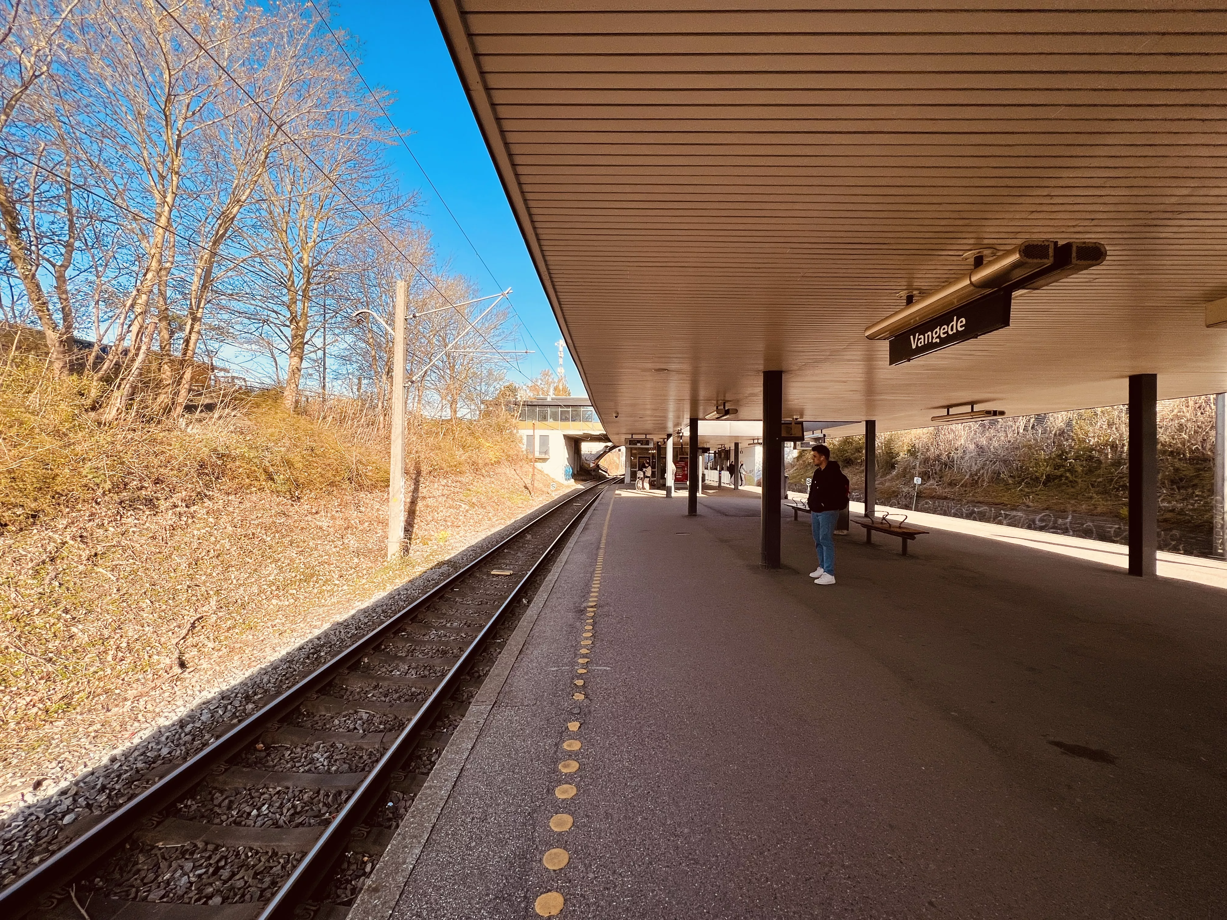 Billede af Vangede Station.