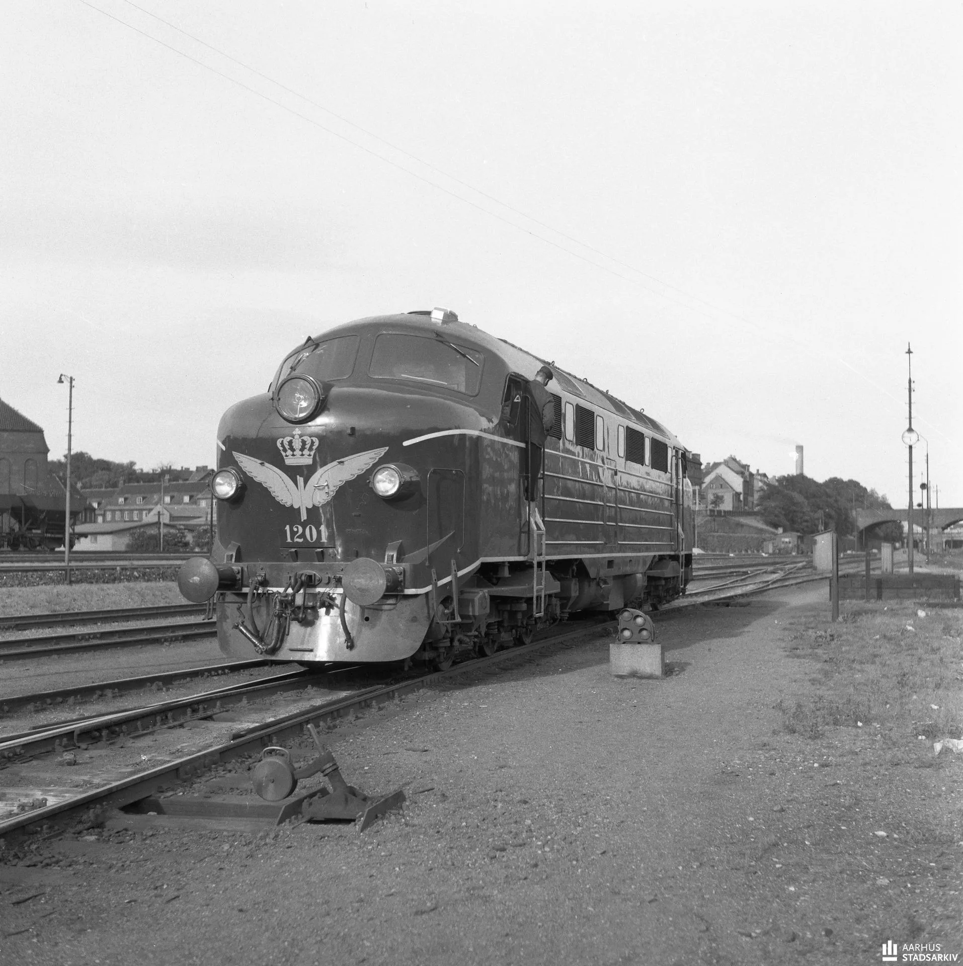 Billede af DSB MY 1201 ud for Aarhus Hovedbanegård.