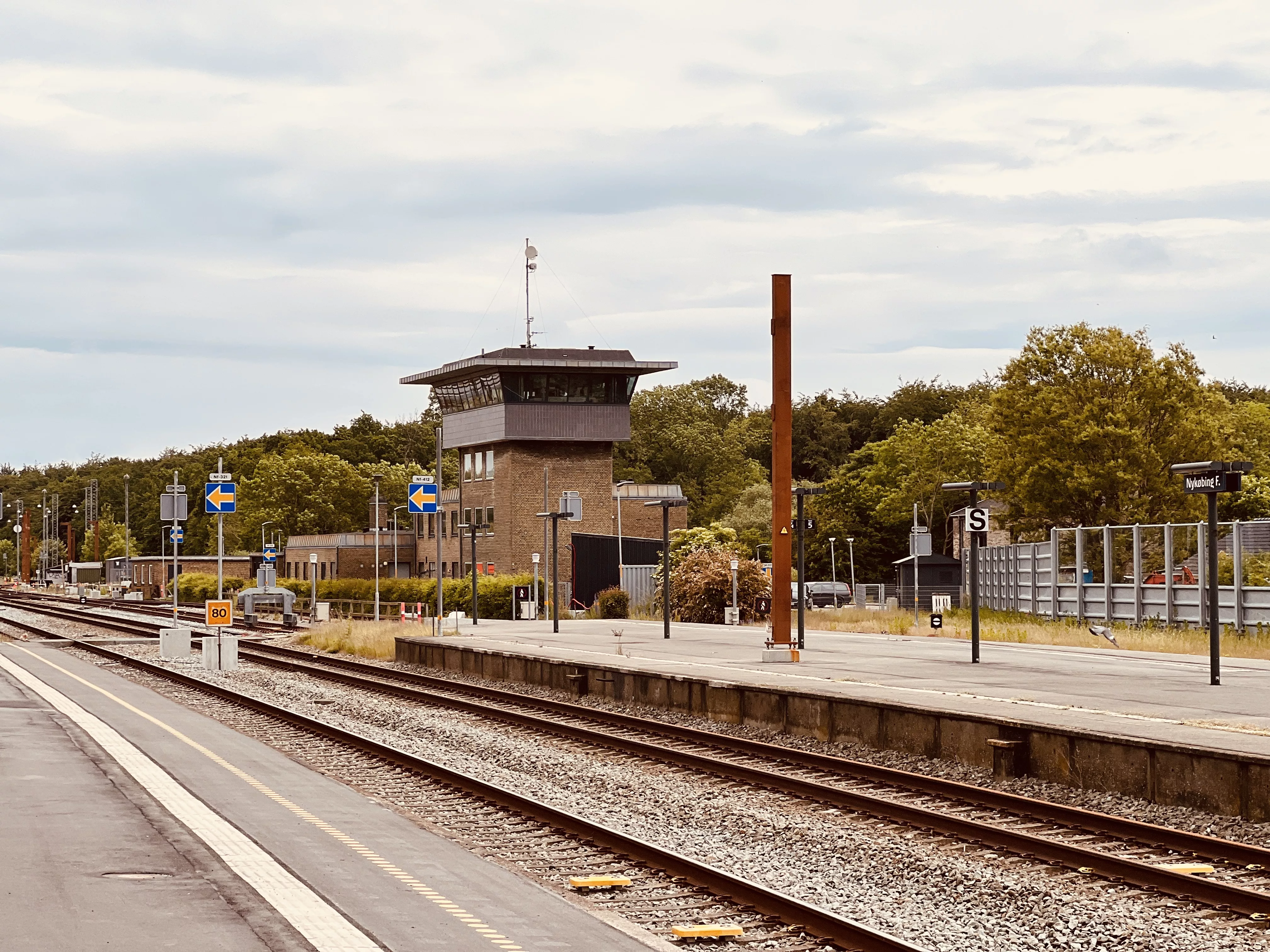 Billede af Nykøbing Falster Stations kommandopost.