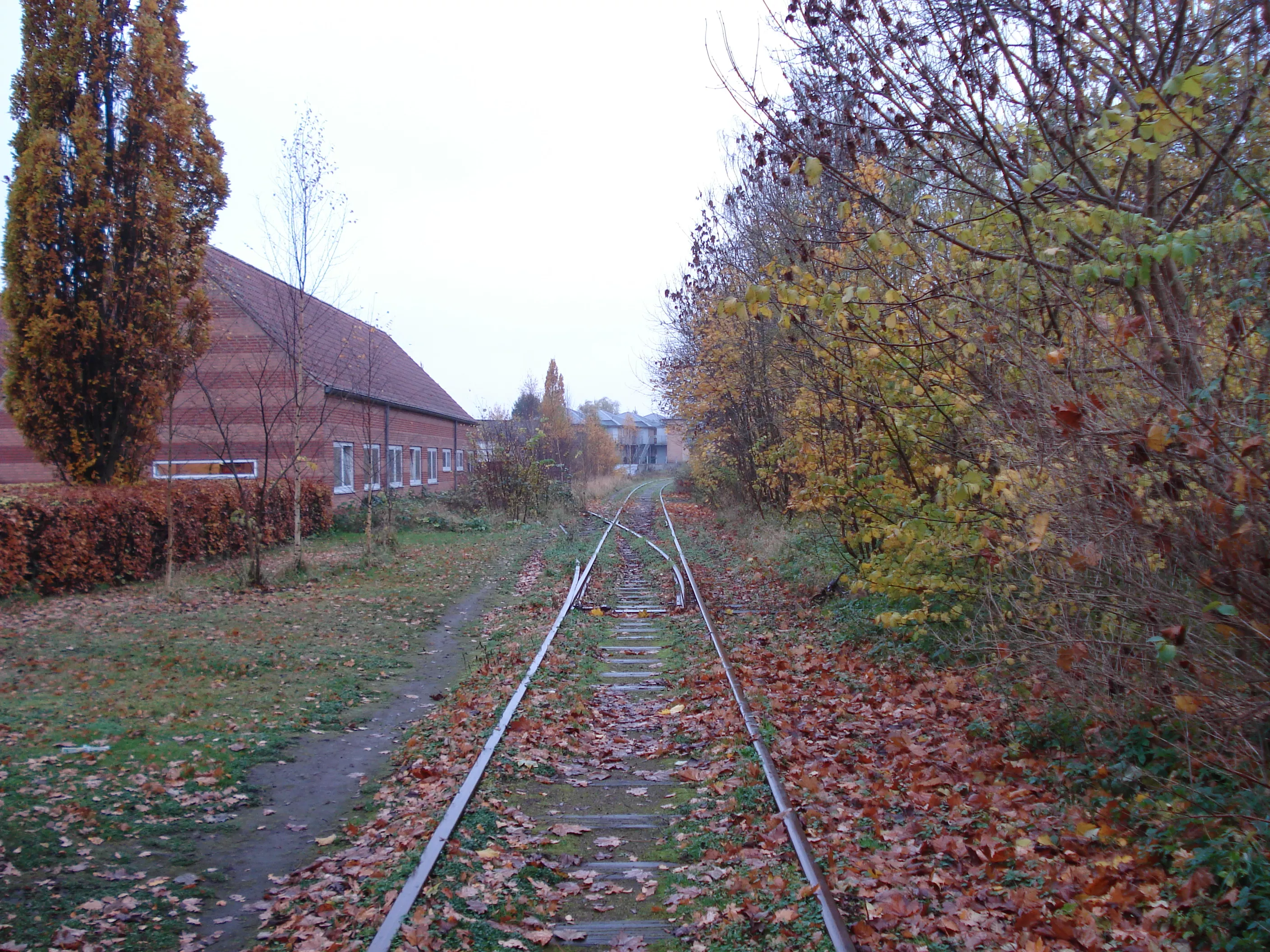 Billede af Knarreborg Stations ind og udkørsel.