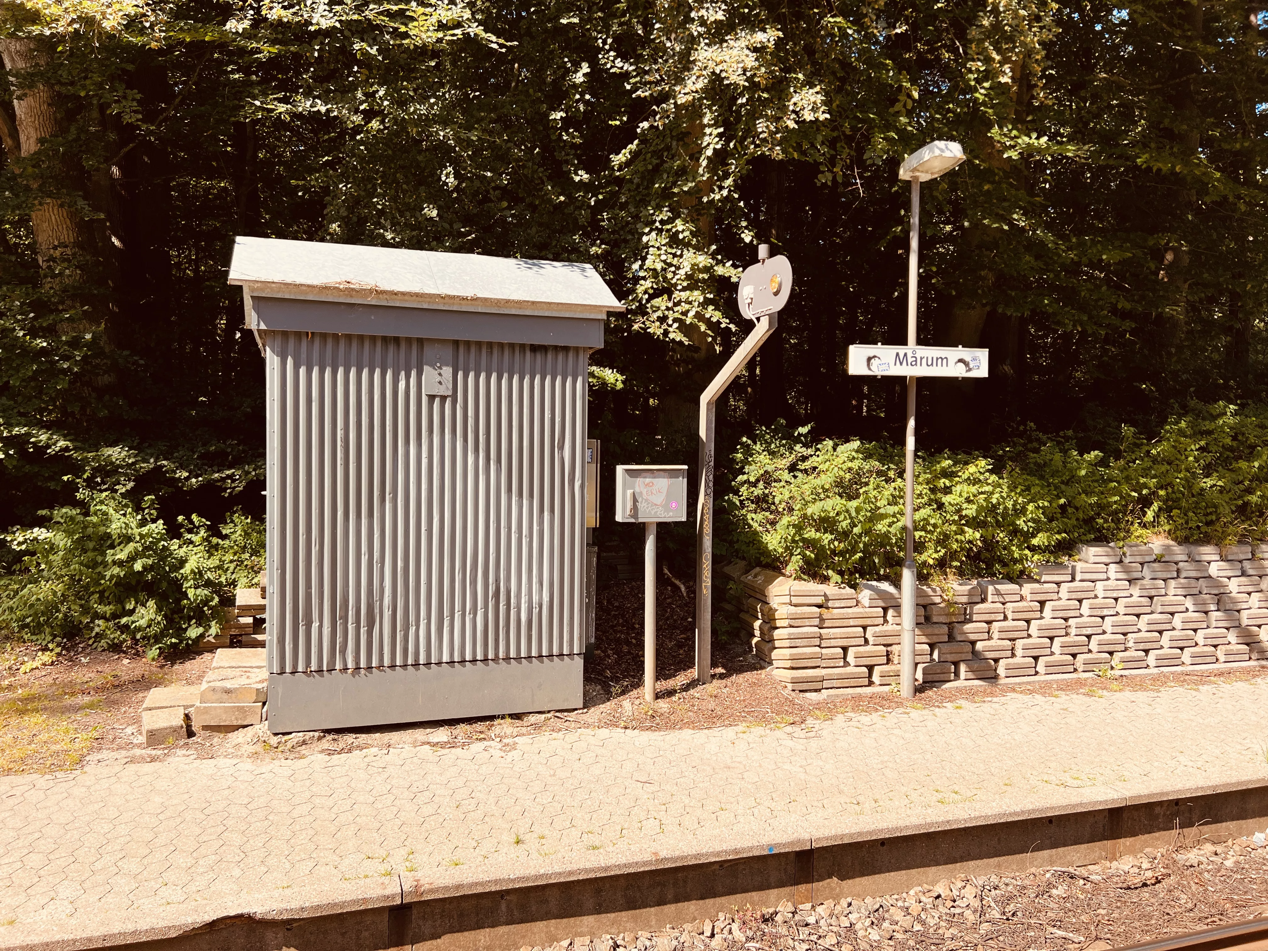 Billede af Mårum Station.