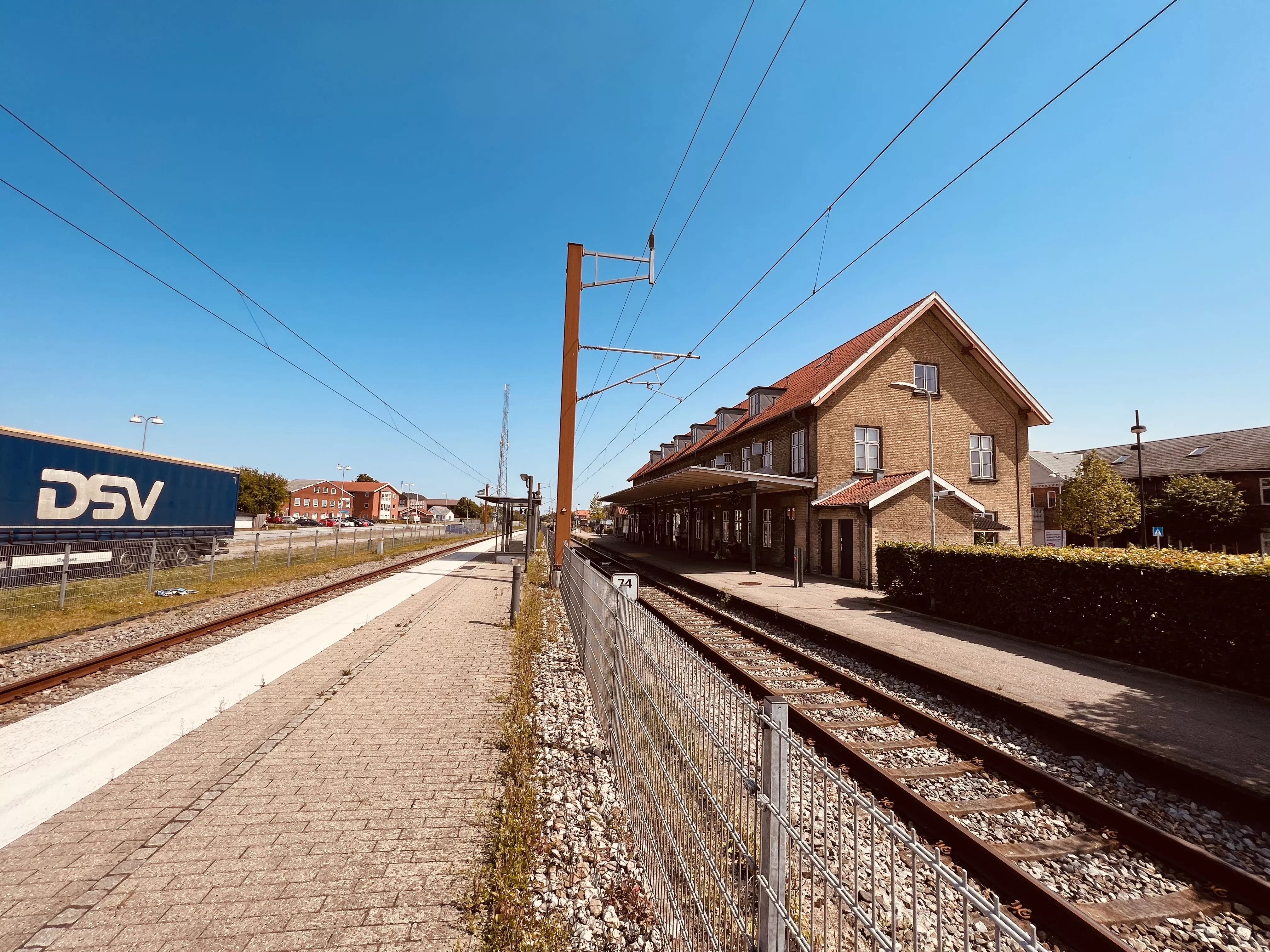 Billede af Haslev Station.