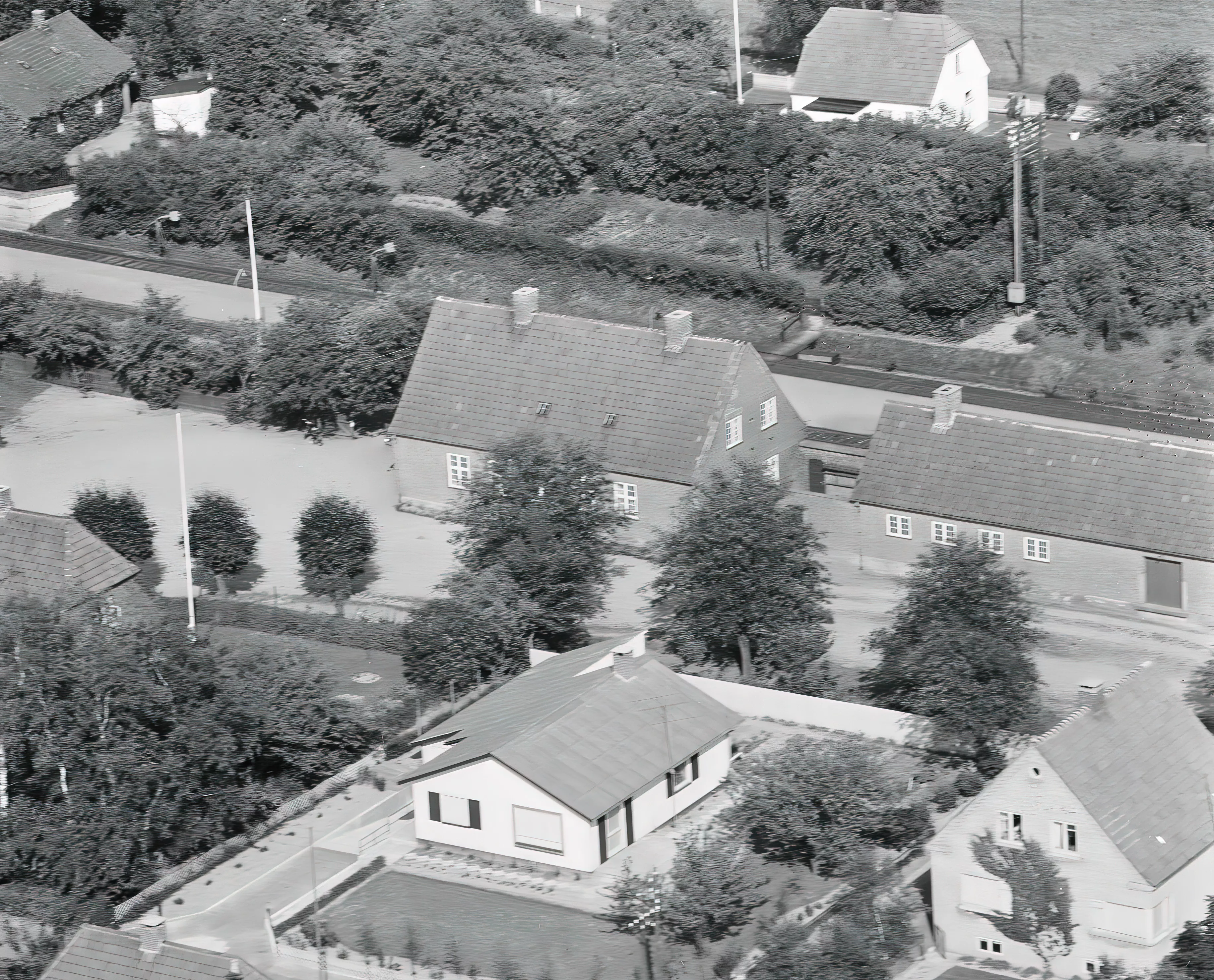 Billede af Bråby Station, som blev nedsat til trinbræt i 1960.