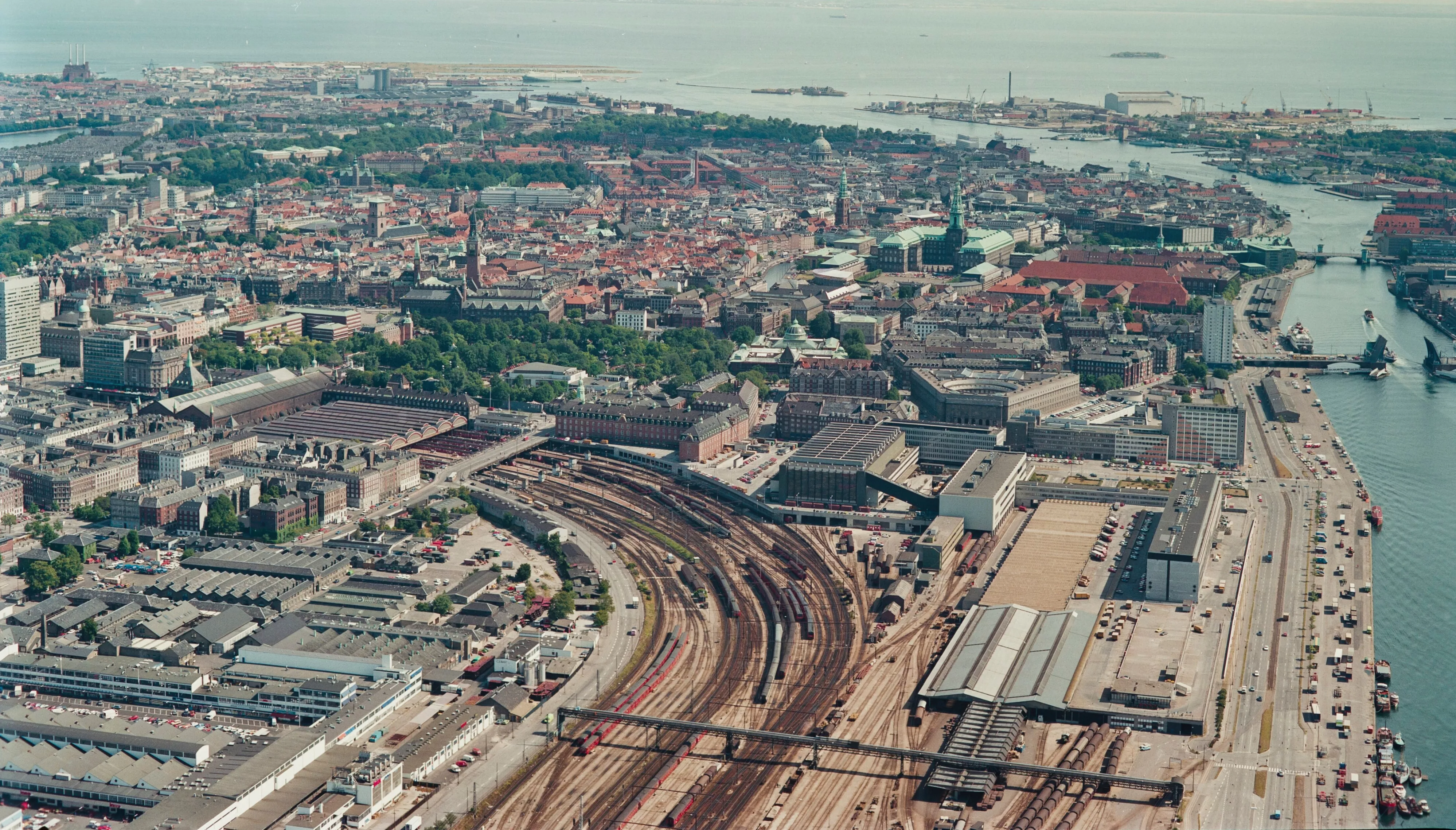 Billede af København Godsbanegård.