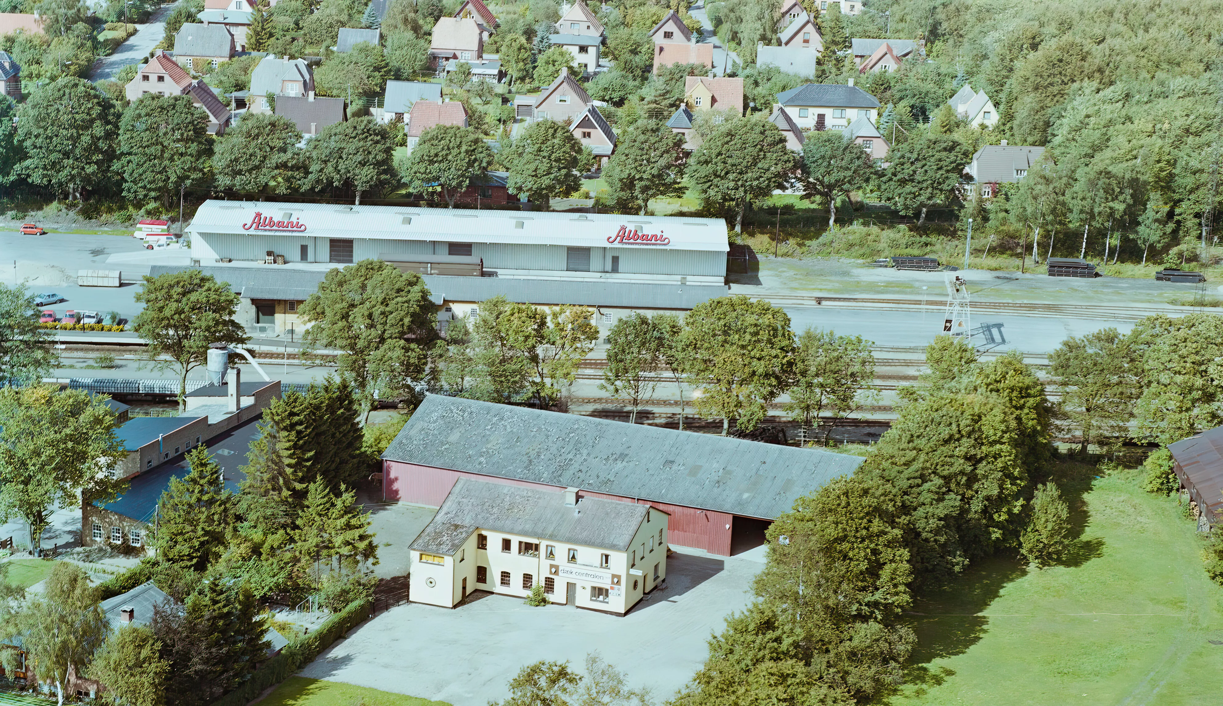 Billede af Sorø Stations varehus.