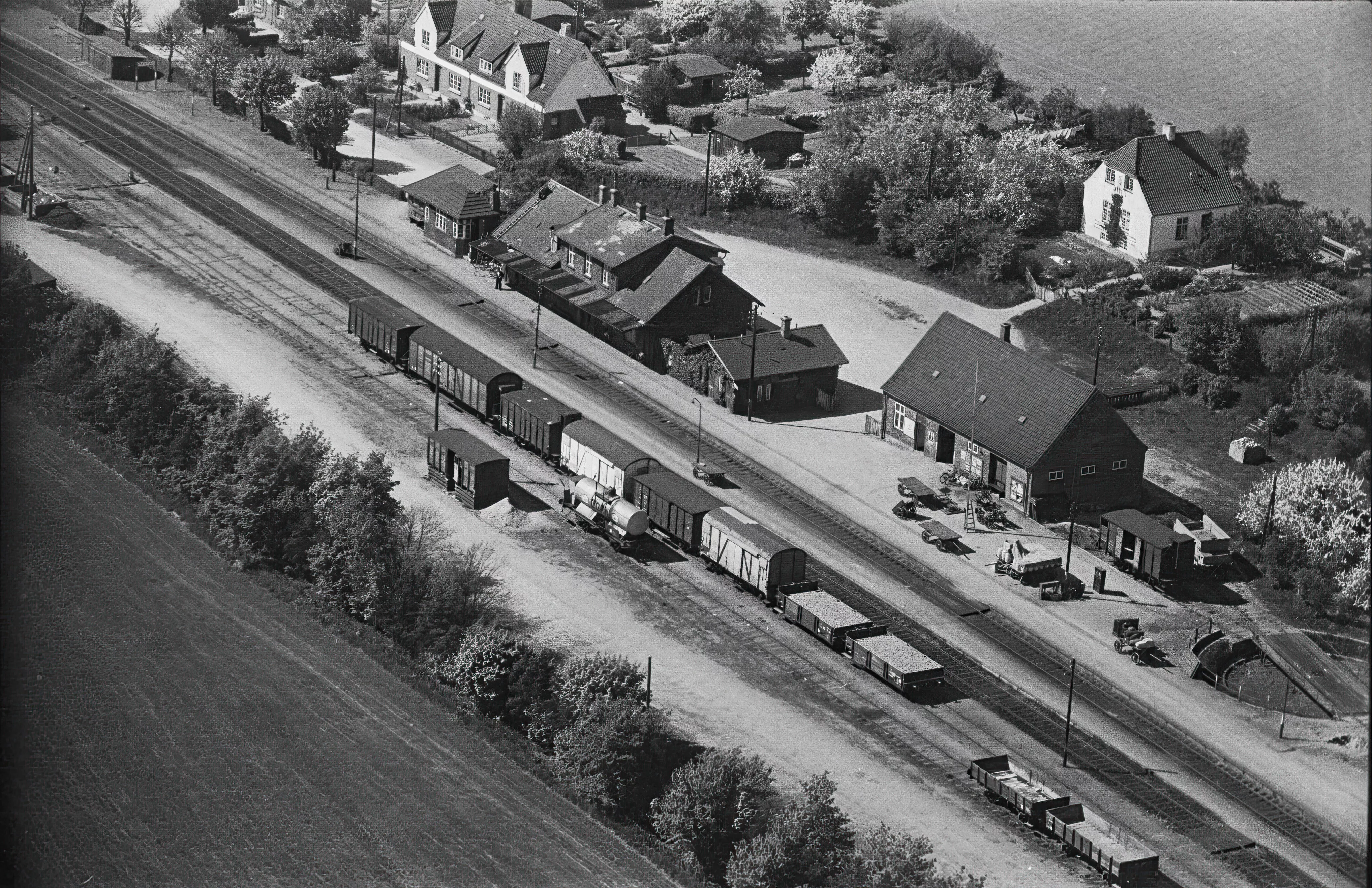Billede af Værslev Station.