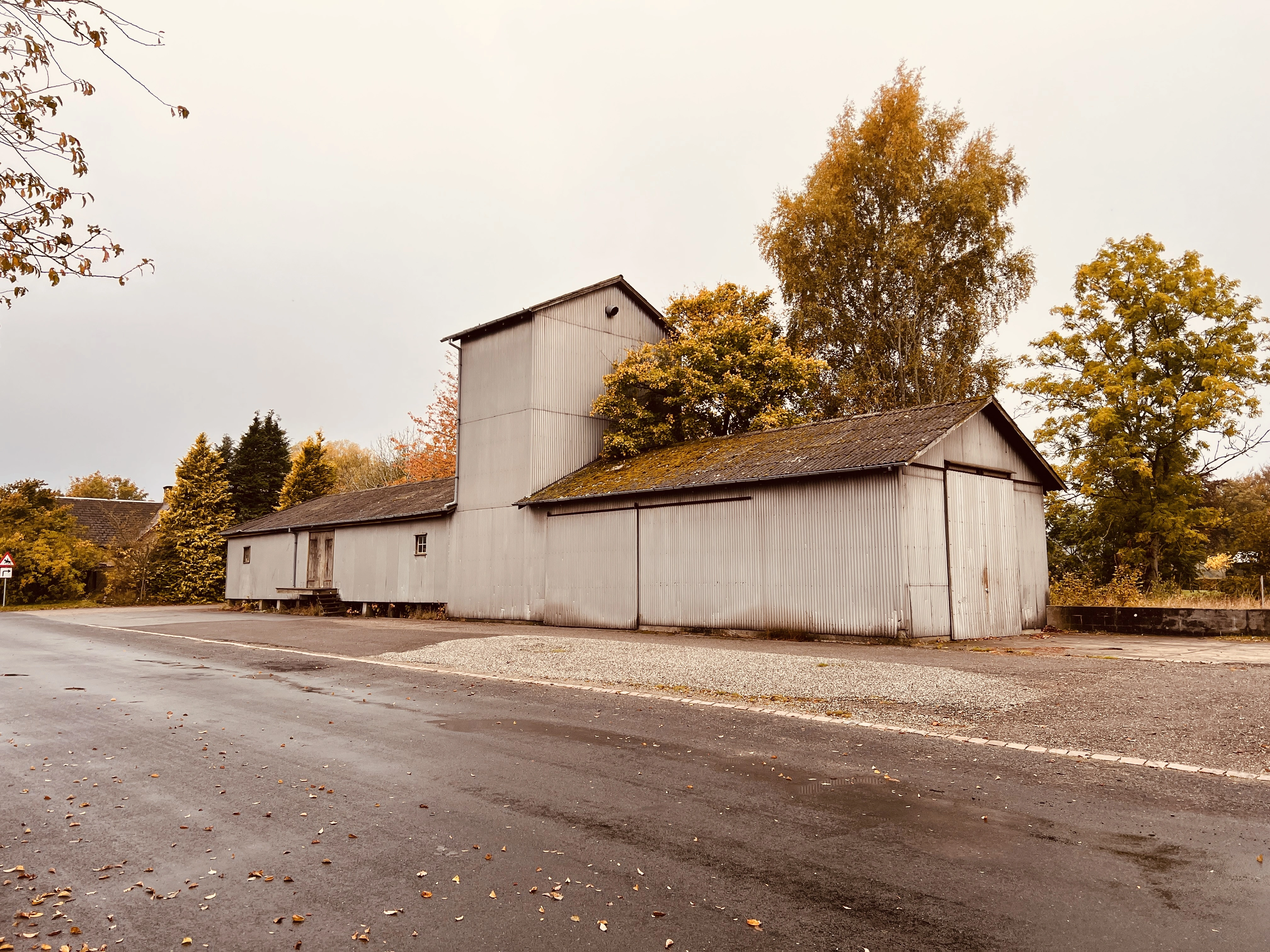 Billede af Kornlagret ved Espe Station.