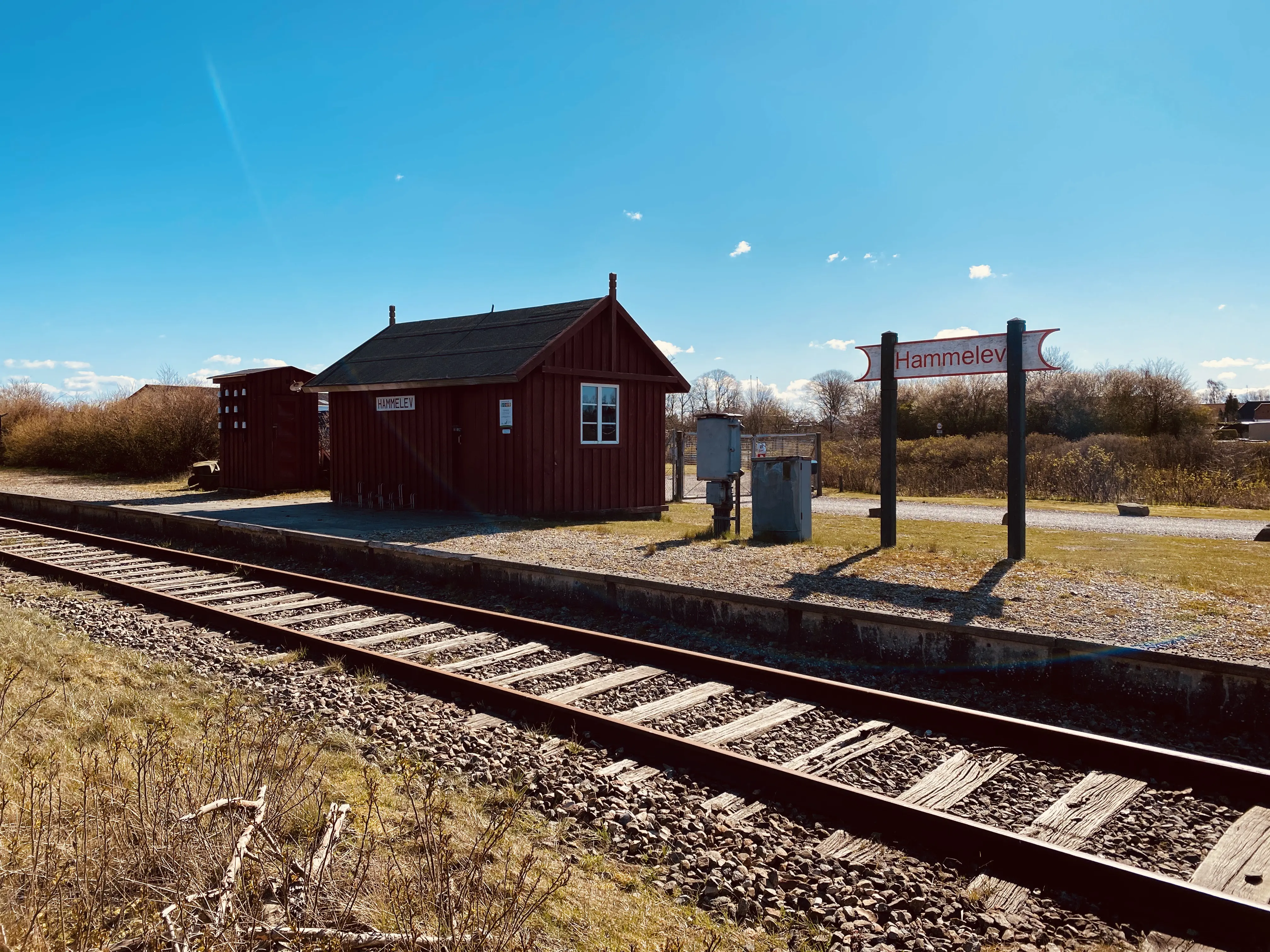 Billede af Hammelev (Sønderjylland) Station - Station er nedrevet, men Hammelev (Sønderjylland) Station har ligget her.
