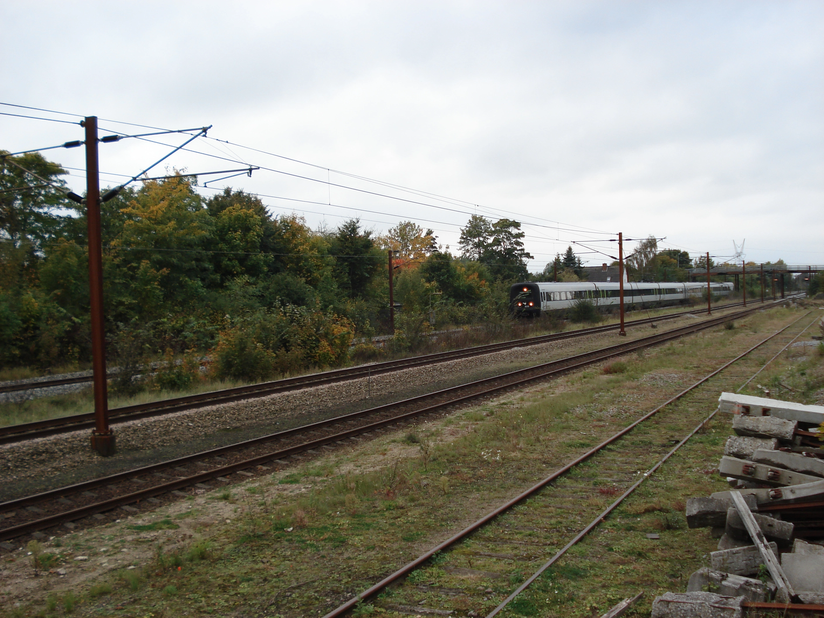 Billede af Marslev Station - Station er nedrevet, men Marslev Station har ligget her bar IC3 toget.