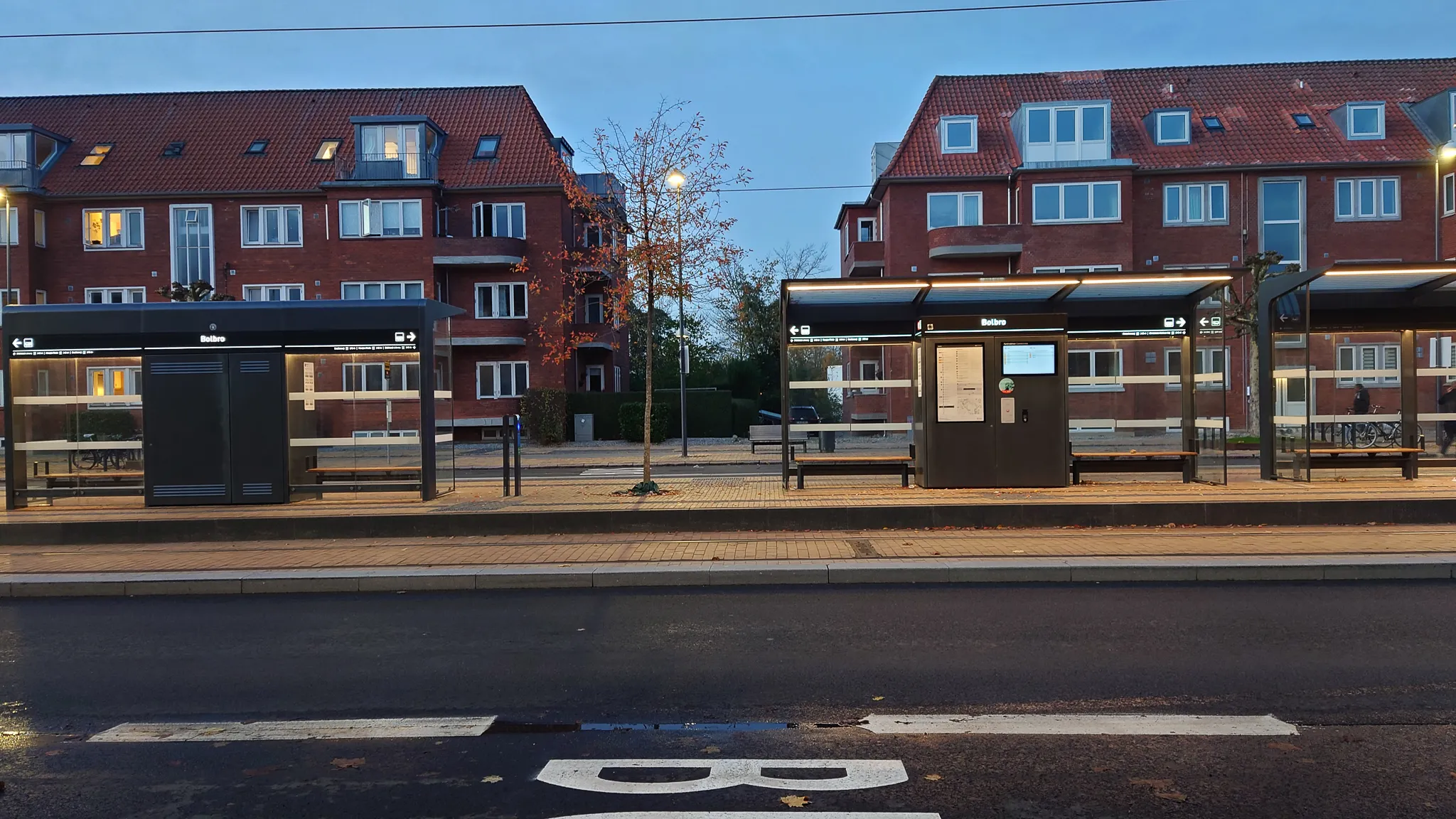 Billede af Bolbro Letbanestation.